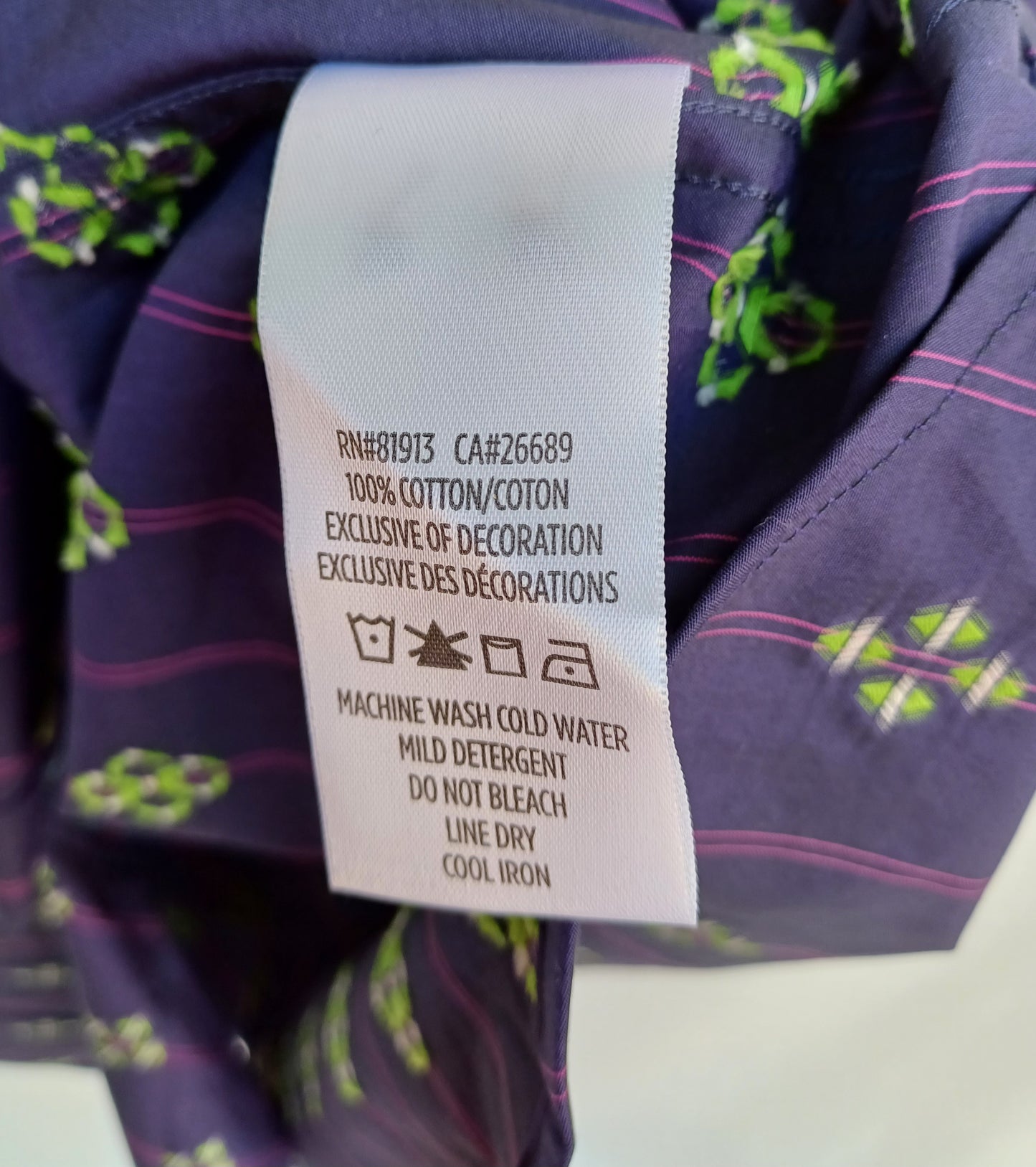New With Tags $278 Robert Graham Classic Fit Button Shirt Mens L