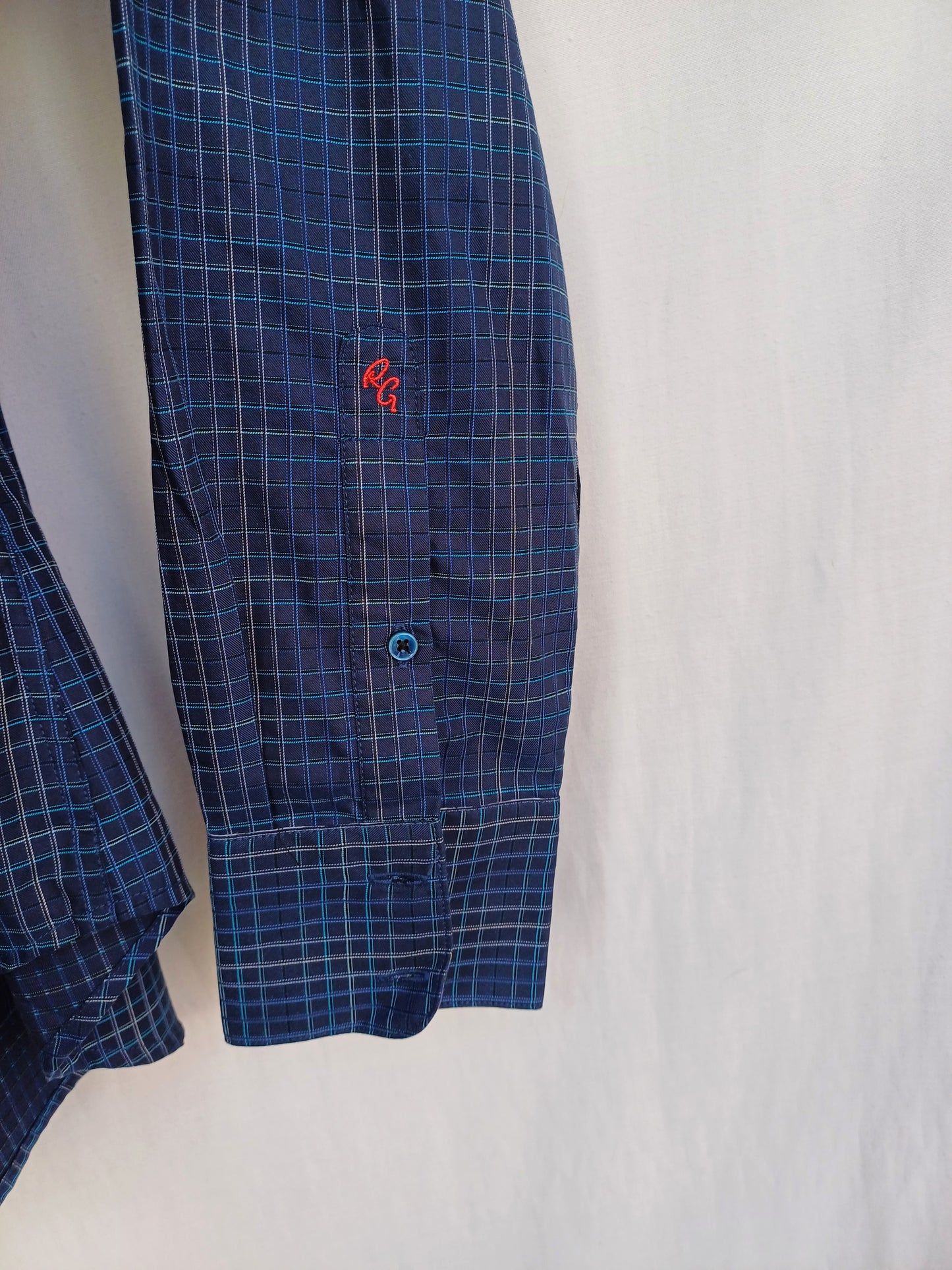 New With Tags $228 Robert Graham Classic Fit Check Shirt Mens L