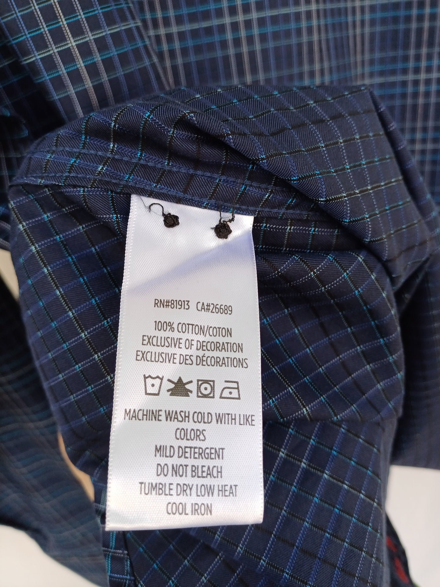 New With Tags $228 Robert Graham Classic Fit Check Shirt Mens L