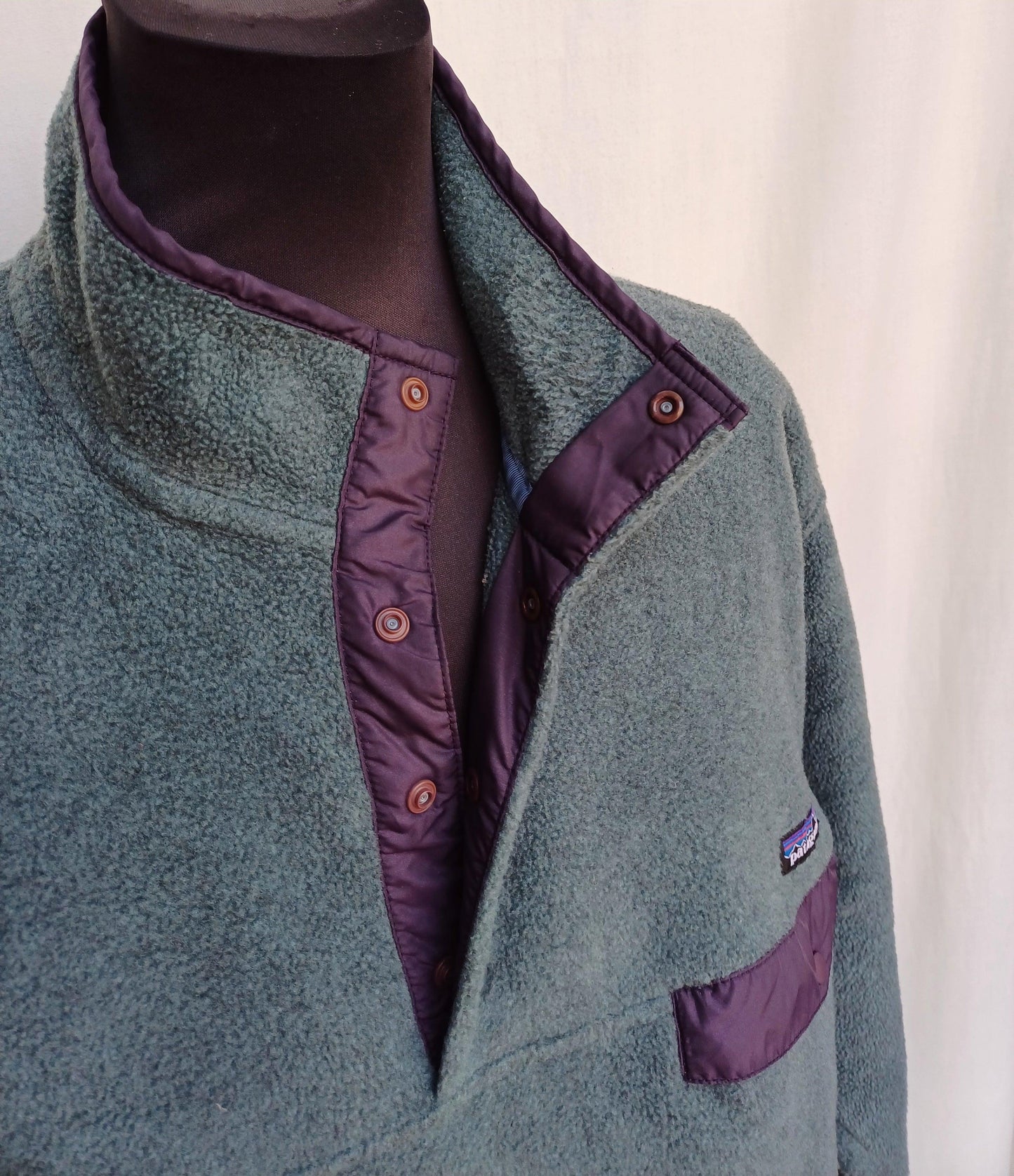 Vintage Patagonia Synchilla Snap-T Fleece Jacket Mens L