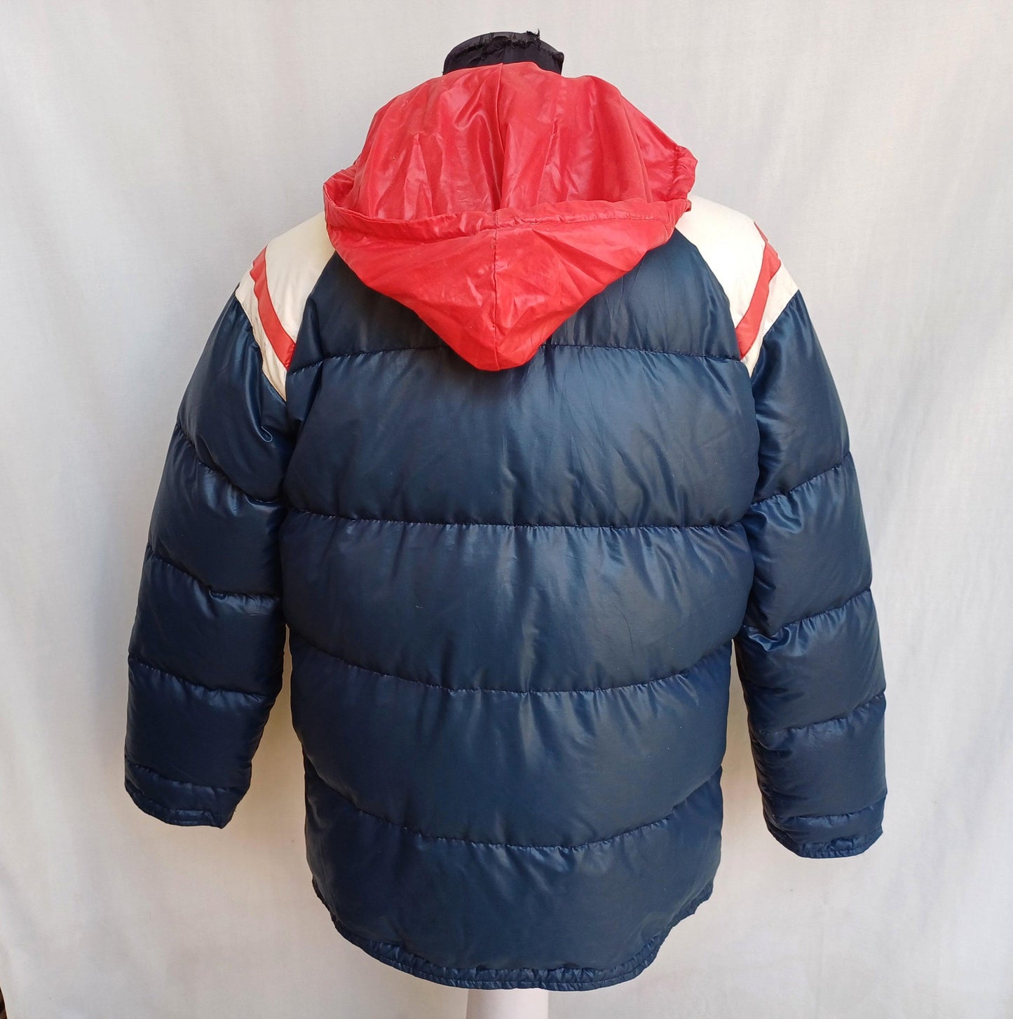 Vintage FILA Shiny Goose Down Nylon Puffer Jacket Mens M