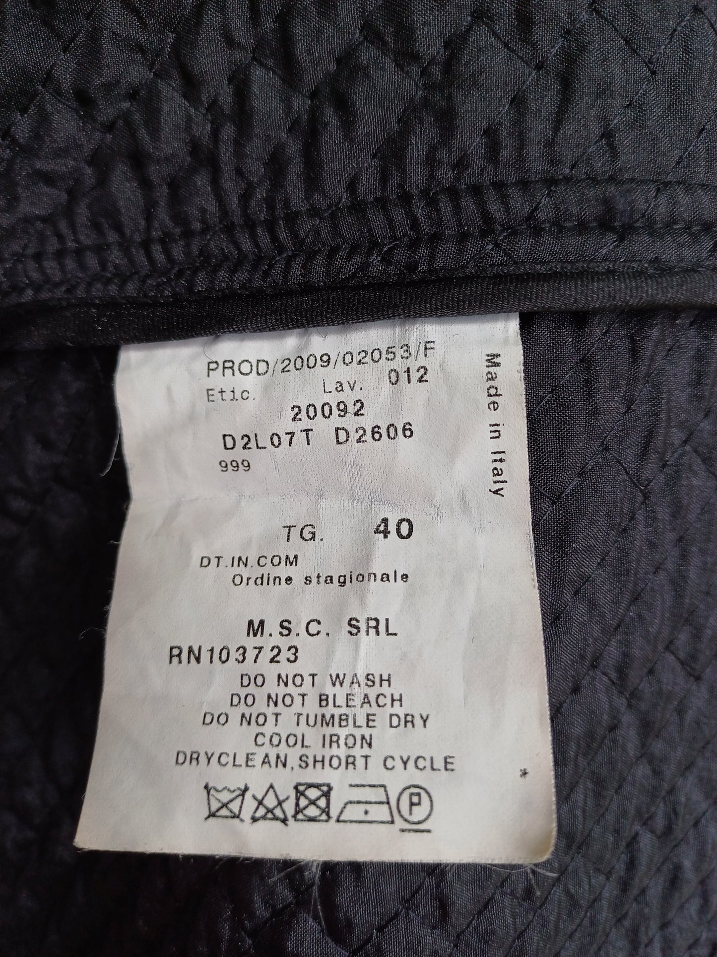 Emporio Armani Fall 2009 Womens Snap Wool Jacket Size 40