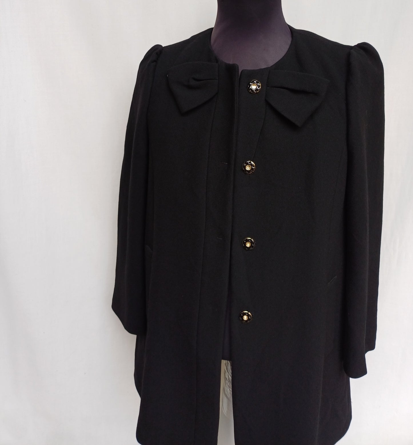 Red Valentino Womens Wool/Viscose Snap Jacket Size 42