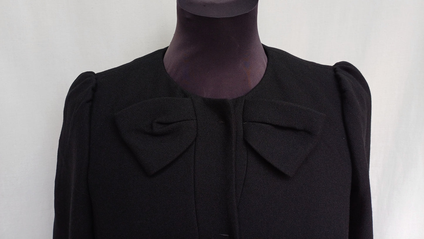 Red Valentino Womens Wool/Viscose Snap Jacket Size 42