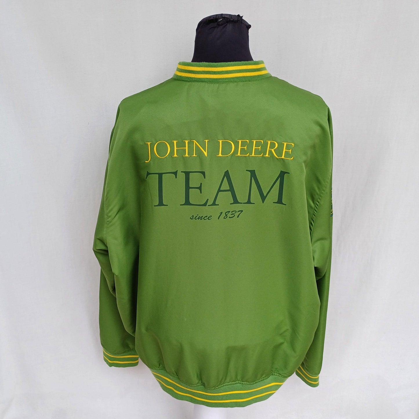 John Deere Team Zip/Snap Varsity Jacket Mens 3XL