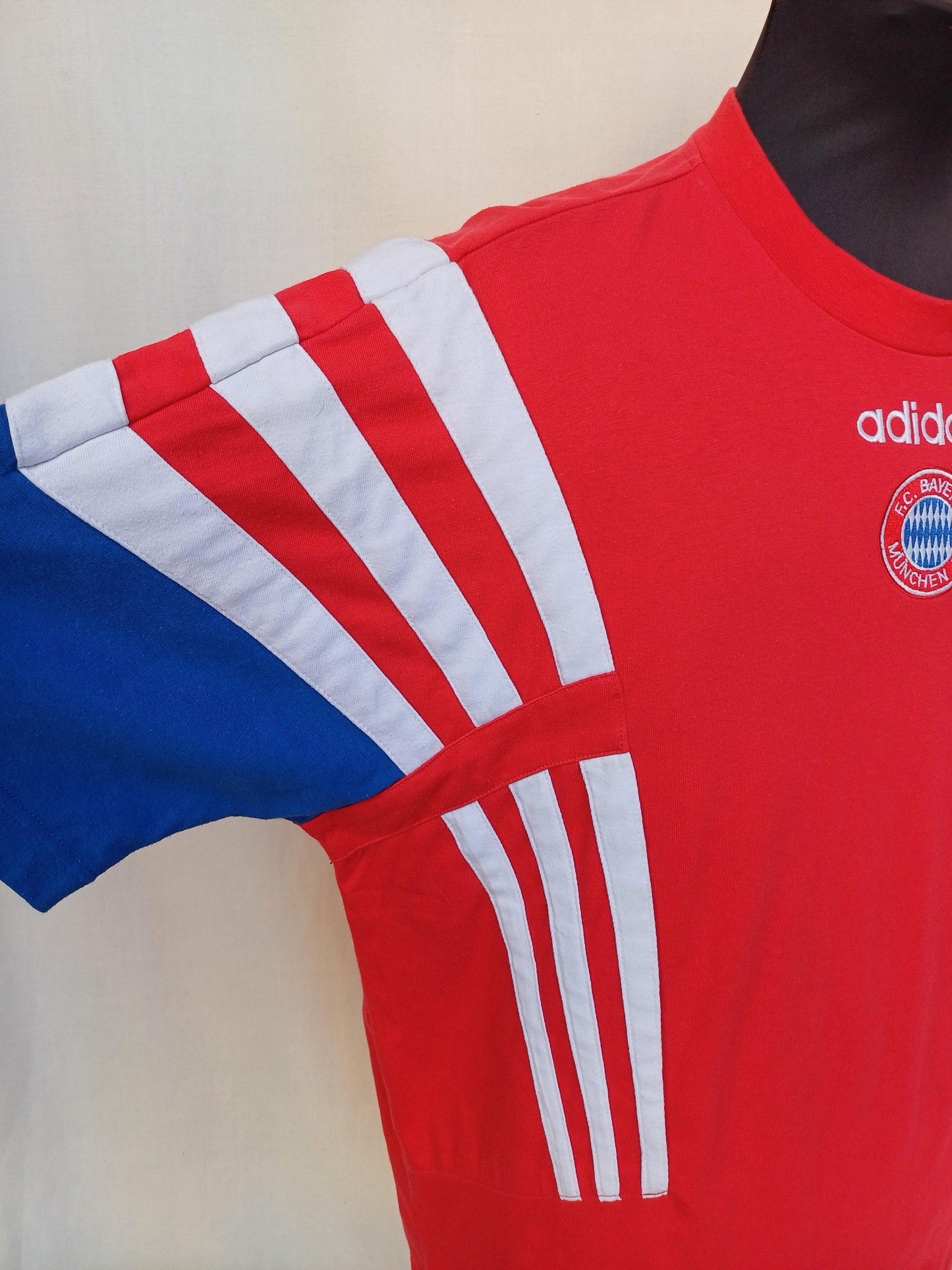 Bayern Munich 1995/96 Adidas Training Tee Shirt Mens M