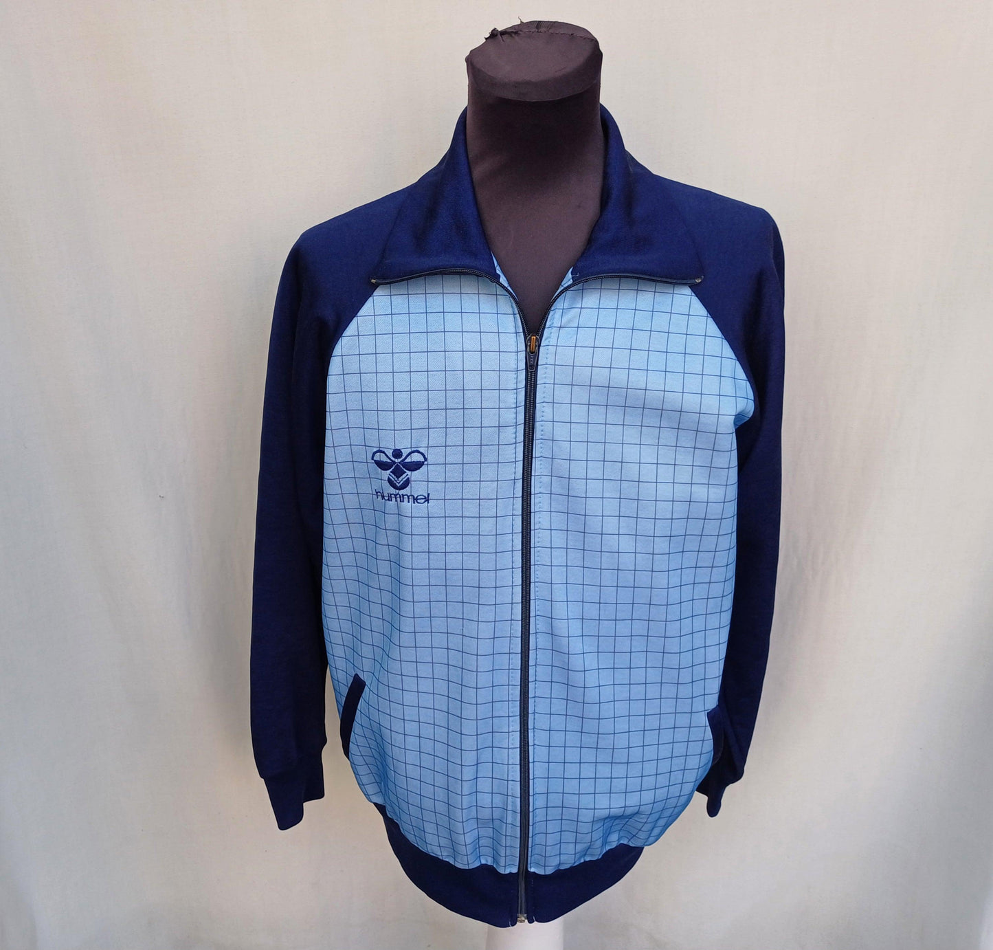 Vintage 80s Hummel Track Top Jacket Mens L