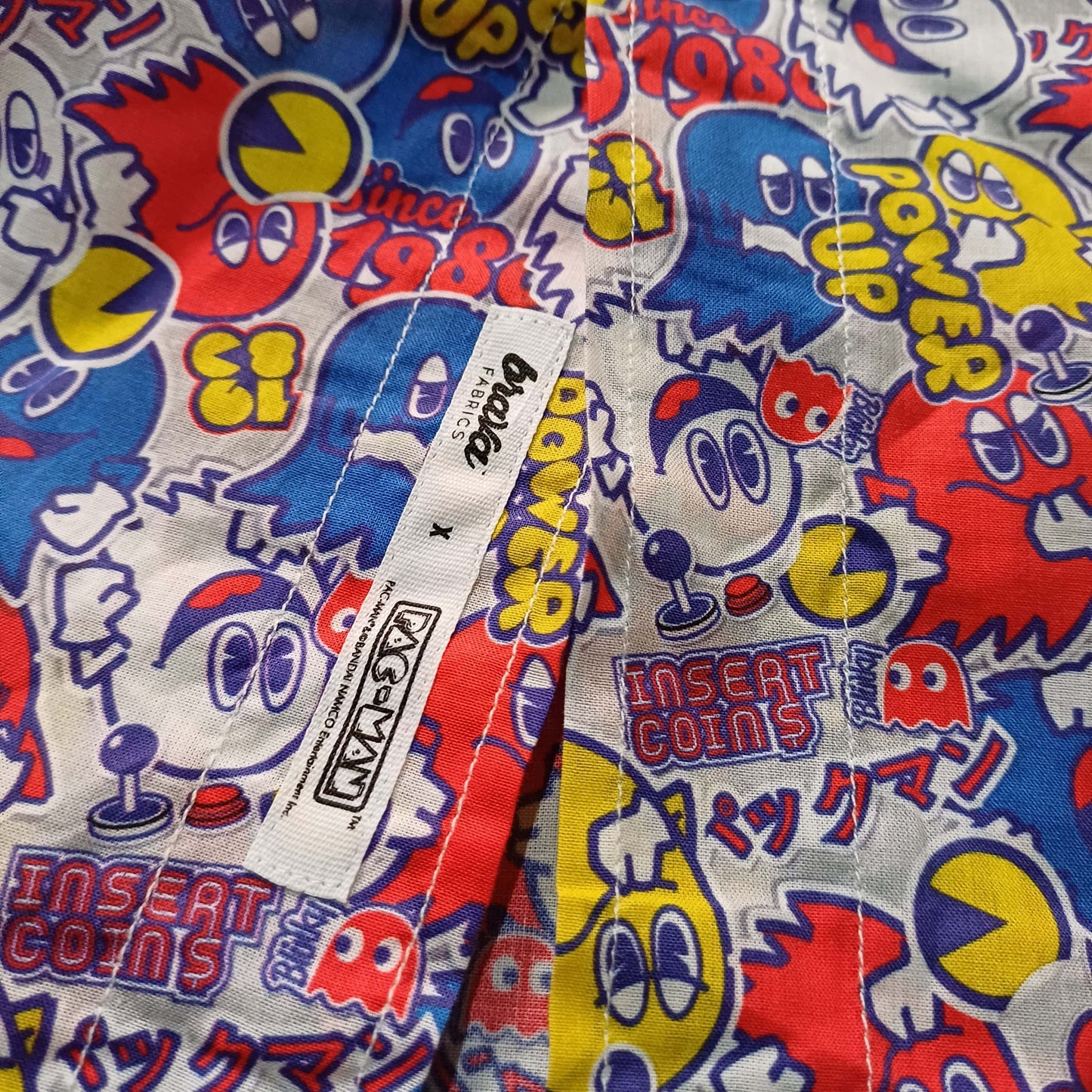 Brava Fabrics X Pac Man Cotton Button Shirt Mens 3XL