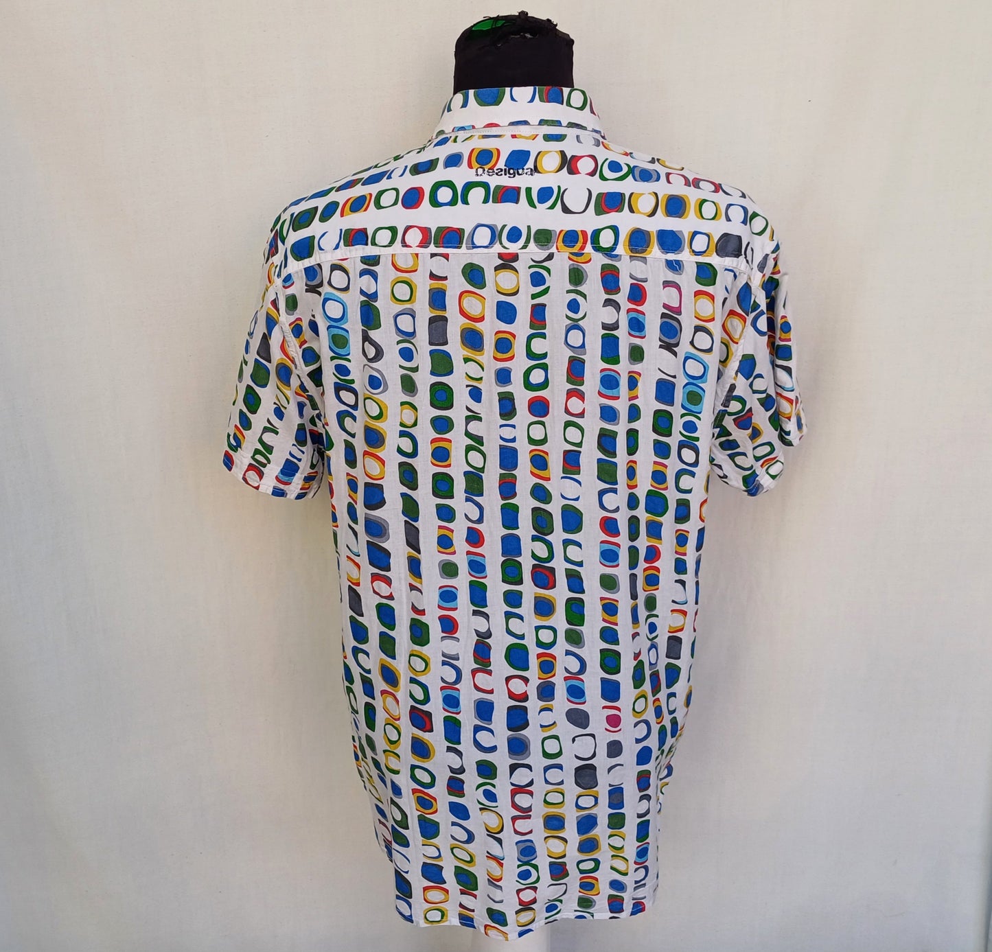 Desigual Regular Fit Cotton Button Shirt Mens XL