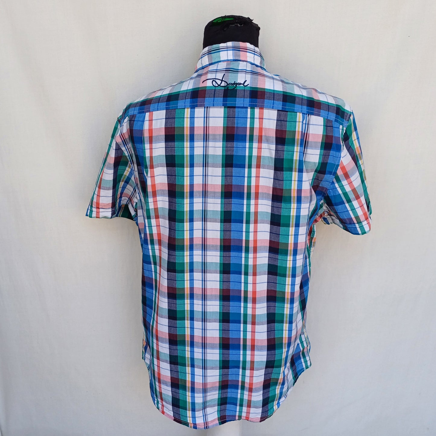 Desigual Regular Fit Cotton Button Down Shirt Mens M