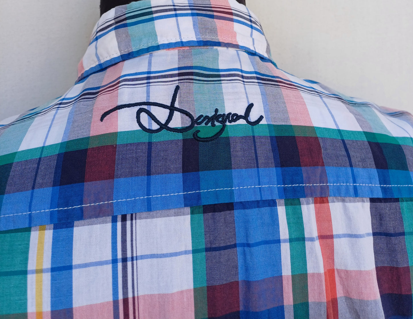 Desigual Regular Fit Cotton Button Down Shirt Mens M