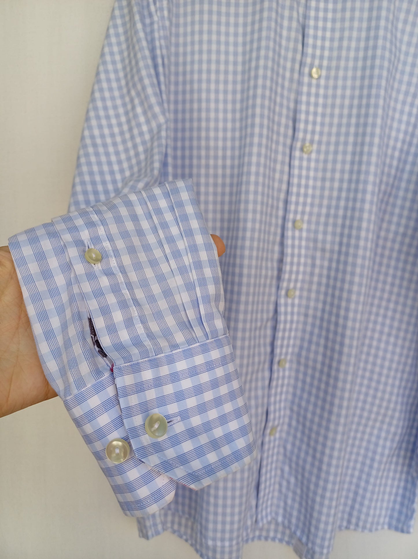 Eton Contemporary Fit Cotton Button Shirt Size 42/16.5