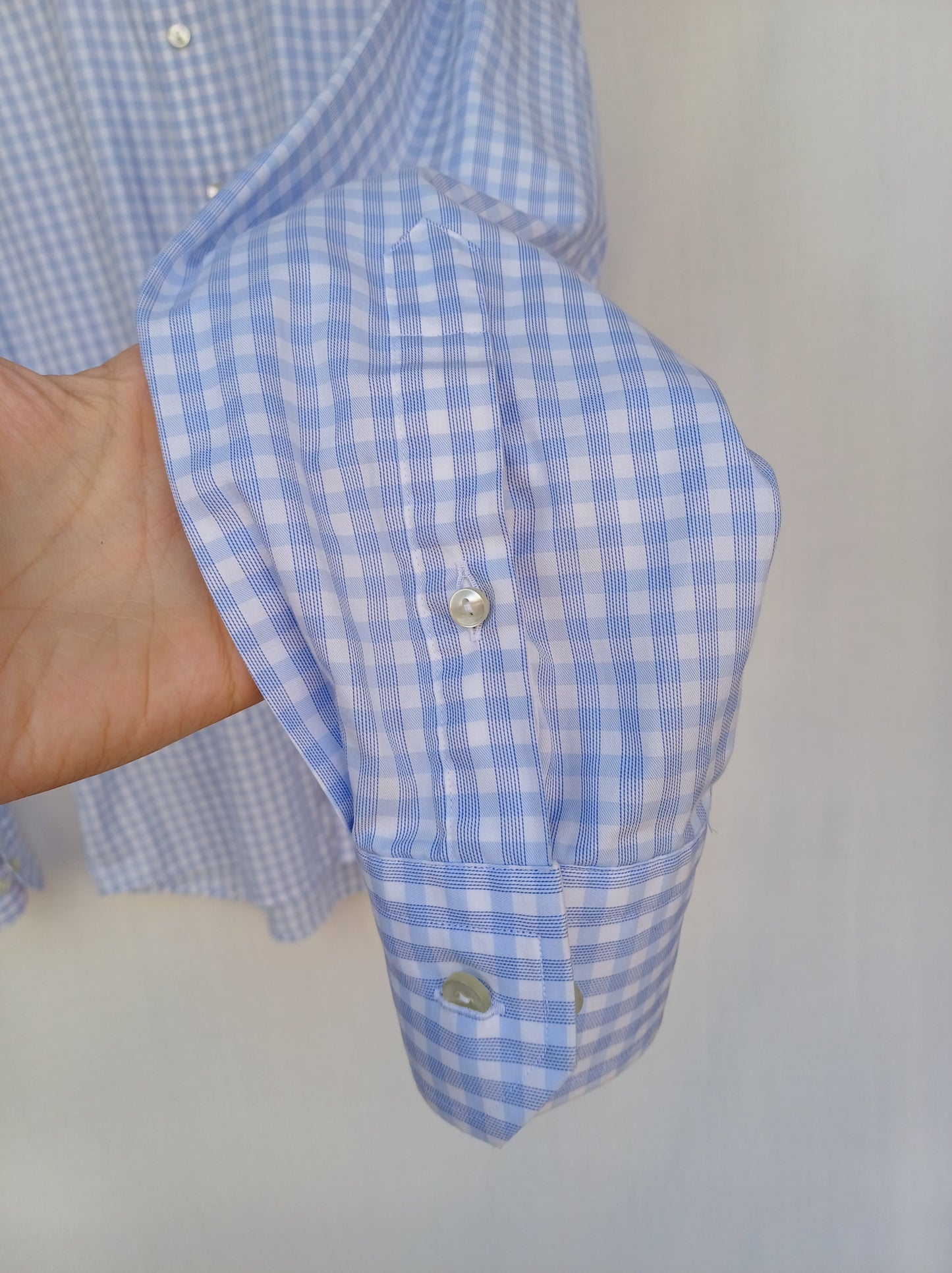 Eton Contemporary Fit Cotton Button Shirt Size 42/16.5