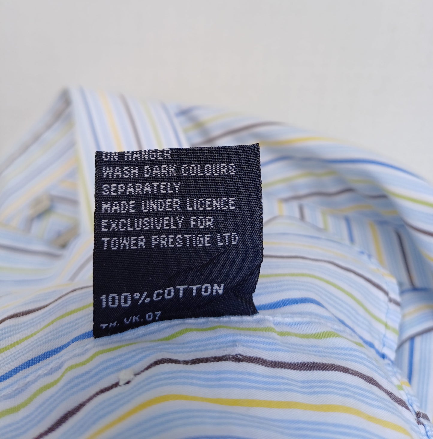 Katharine Hamnett London 100% Cotton Button Shirt Size 42/16.5