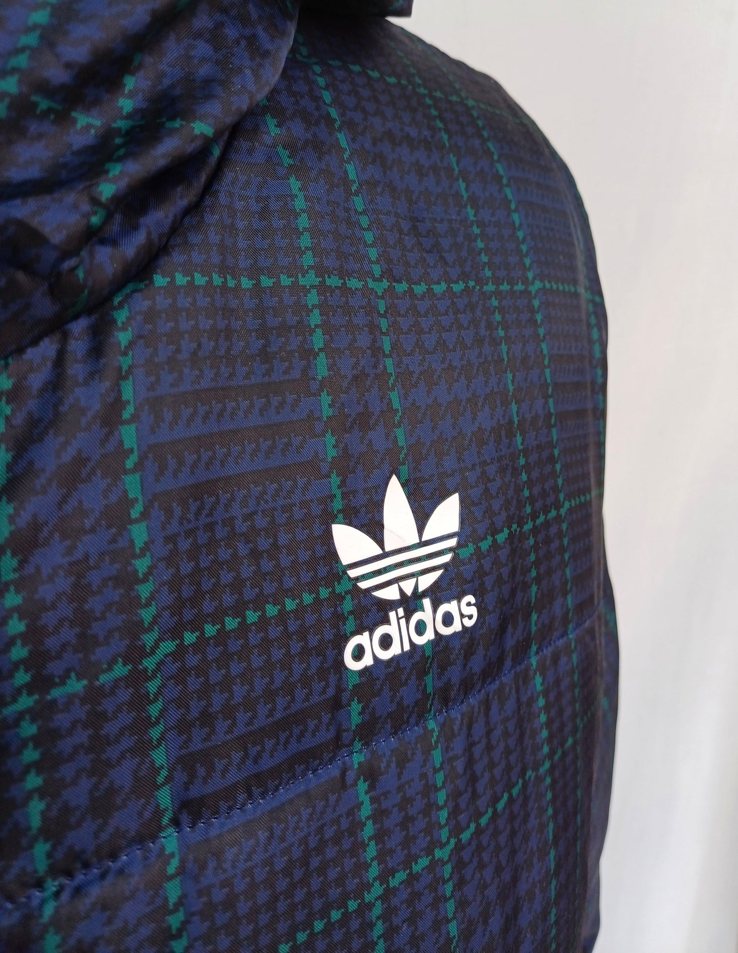Adidas Originals 2019 Padded Tartan Jacket Mens M