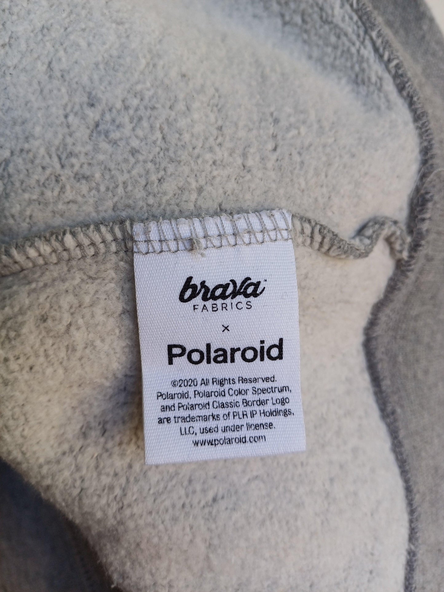 Brava Fabrics X Polaroid Cotton Crew Neck Sweatshirt Size XL