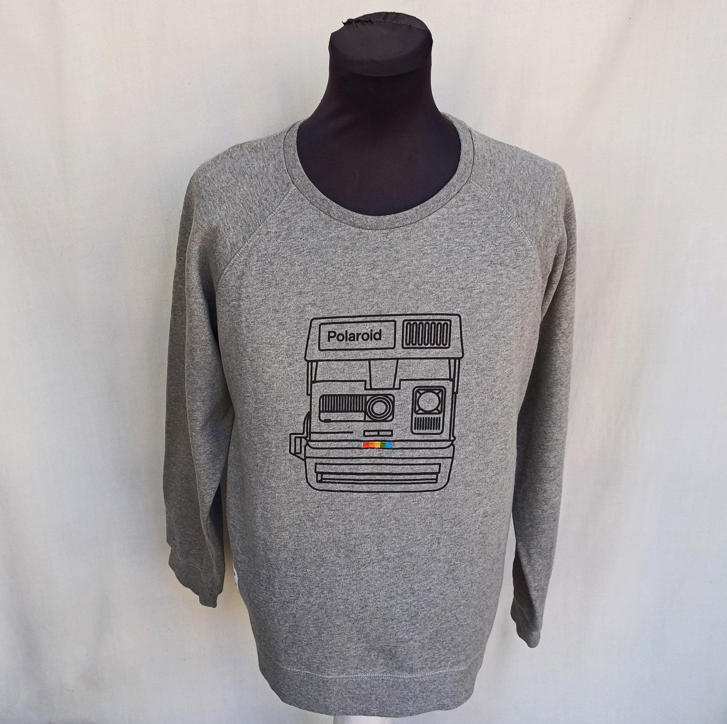 Brava Fabrics X Polaroid Cotton Crew Neck Sweatshirt Size XL