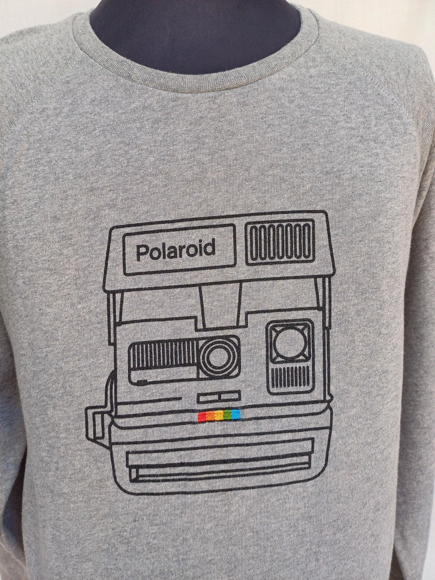 Brava Fabrics X Polaroid Cotton Crew Neck Sweatshirt Size XL