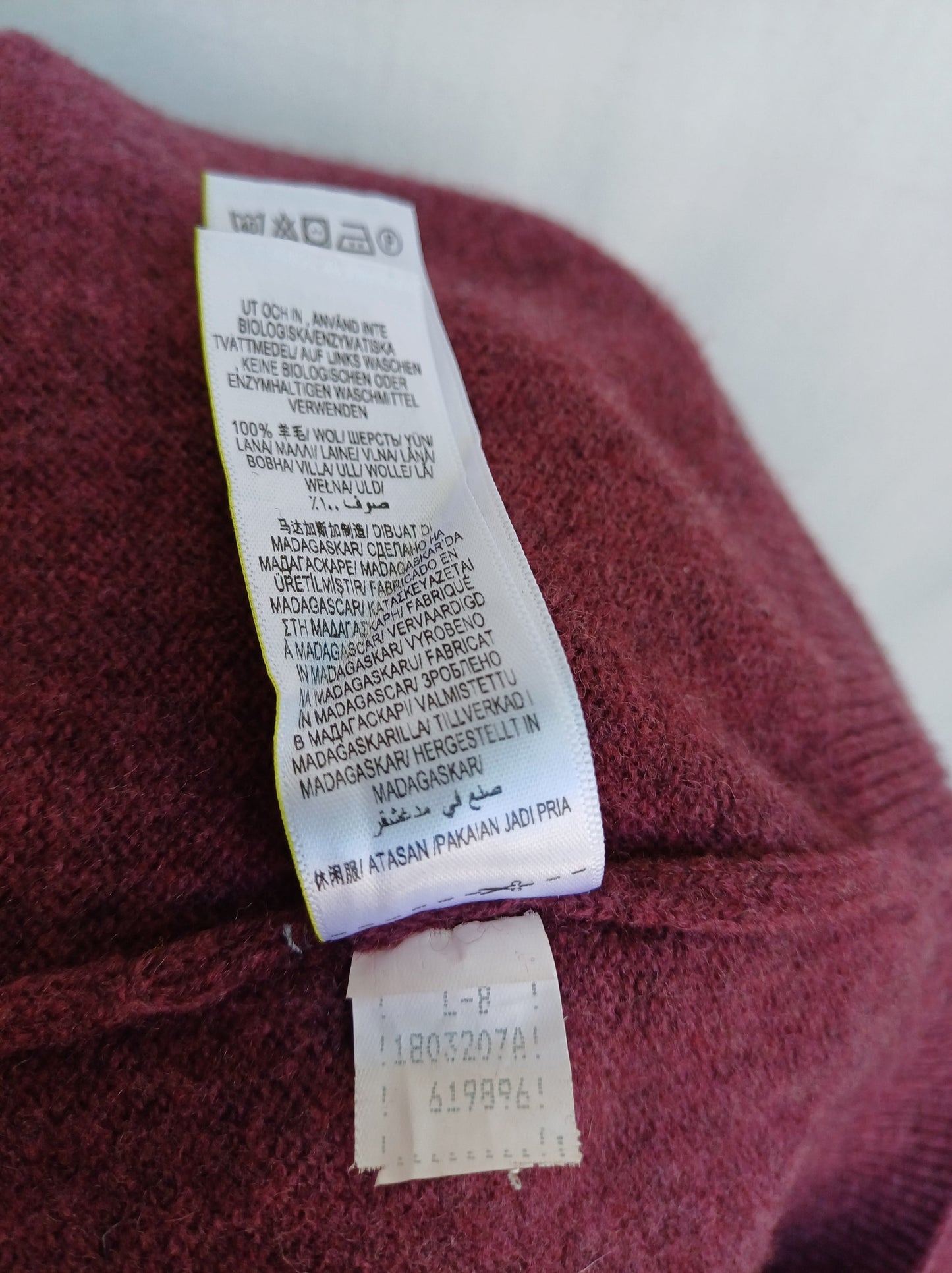 M&S Extra Fine Lambswool Pullover Sweater Mens L