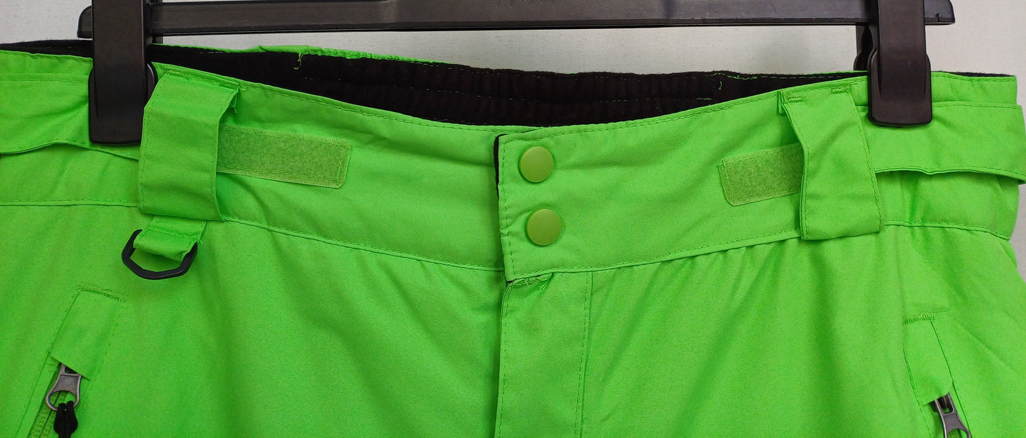 Crivit Thinsulate Mens Ski Pants Neon Green Size 52
