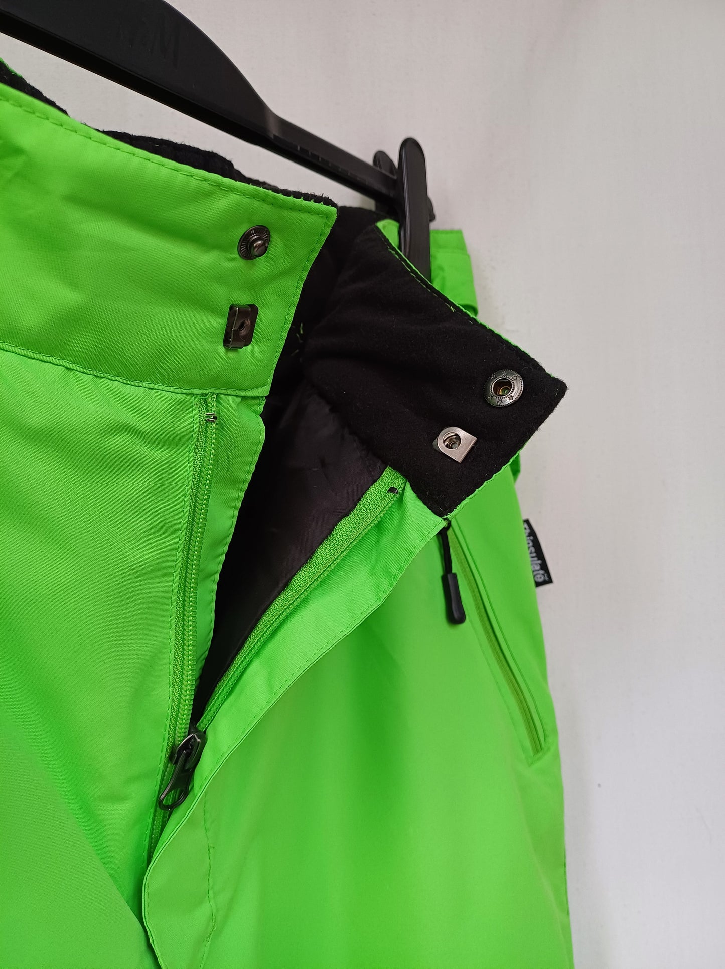 Crivit Thinsulate Mens Ski Pants Neon Green Size 52