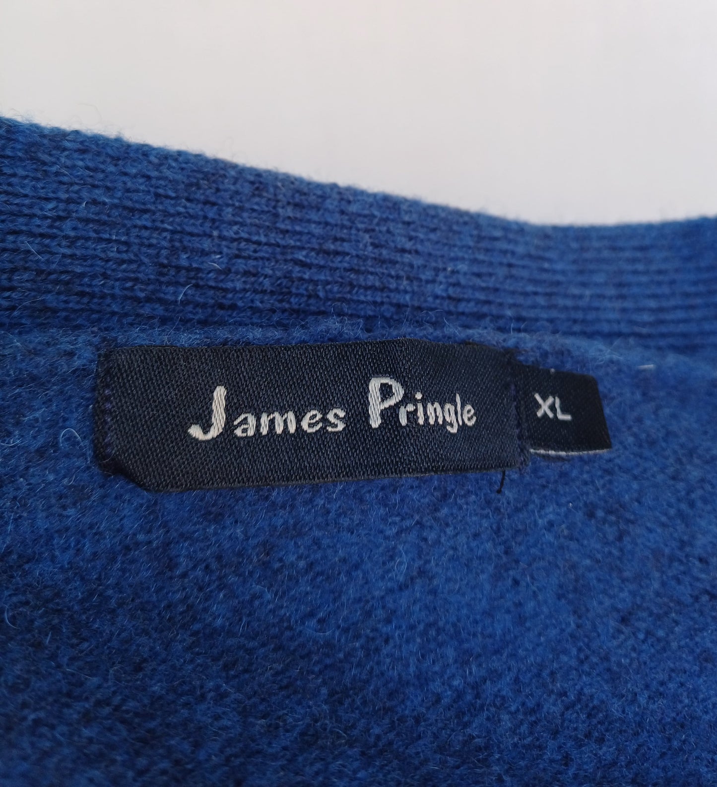 James Pringle Pure Wool Button Cardigan Mens XL