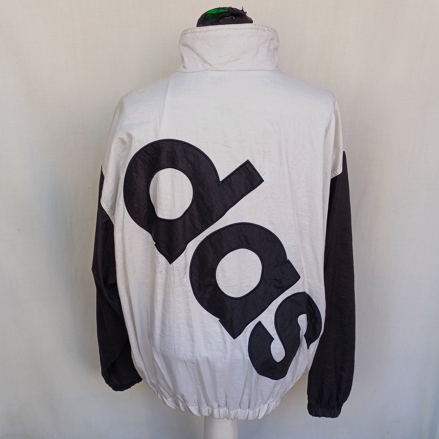 Vintage Adidas Big Logo Spell Out Pullover Track Top Jacket Mens XL