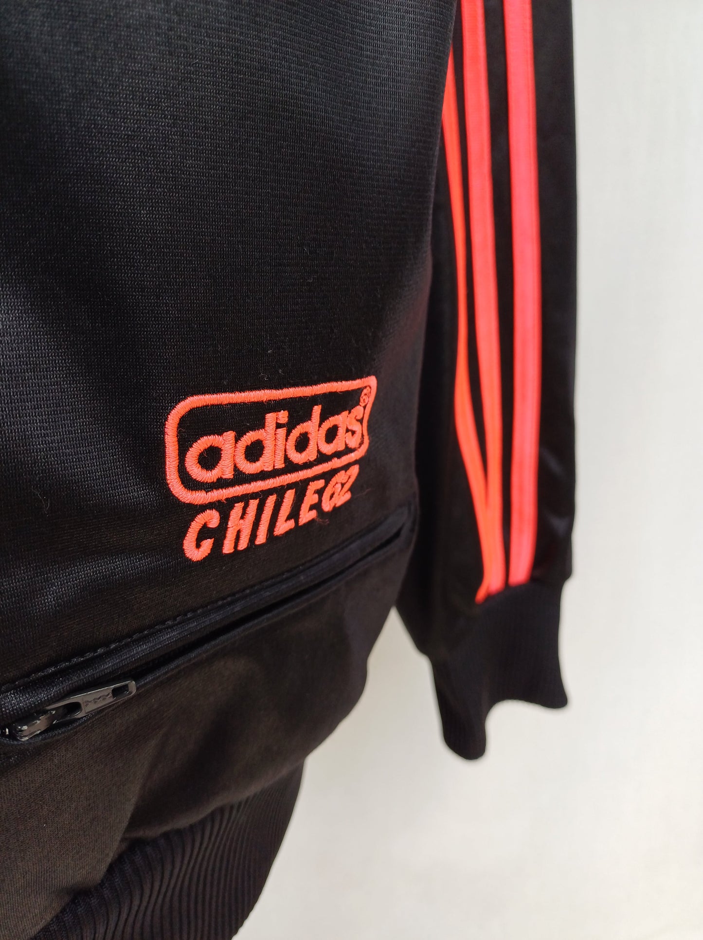 Adidas Originals Chile 62 Zip Track Top Jacket Wetlook Shiny Mens M