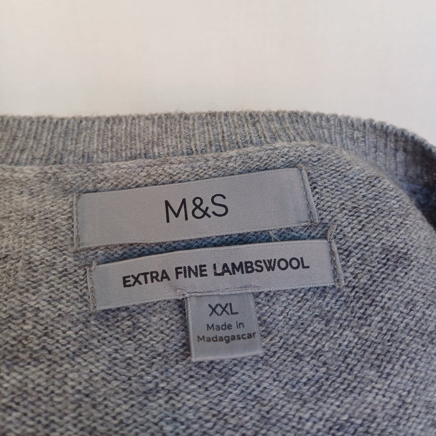 M&S Lambswool Pullover Sweater Mens 2XL