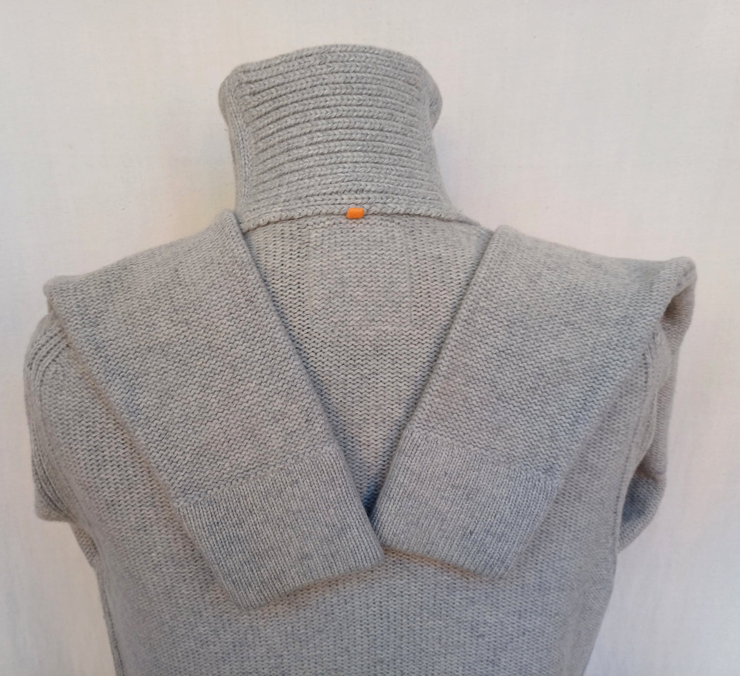 Hugo Boss Orange Wool/Cotton Button Pullover Knit Sweater Mens M