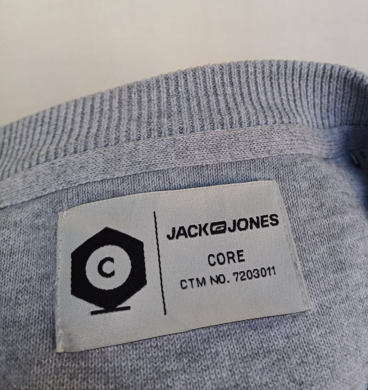 Jack&Jones Core Full Zip Cotton Cardigan Sweater Mens S