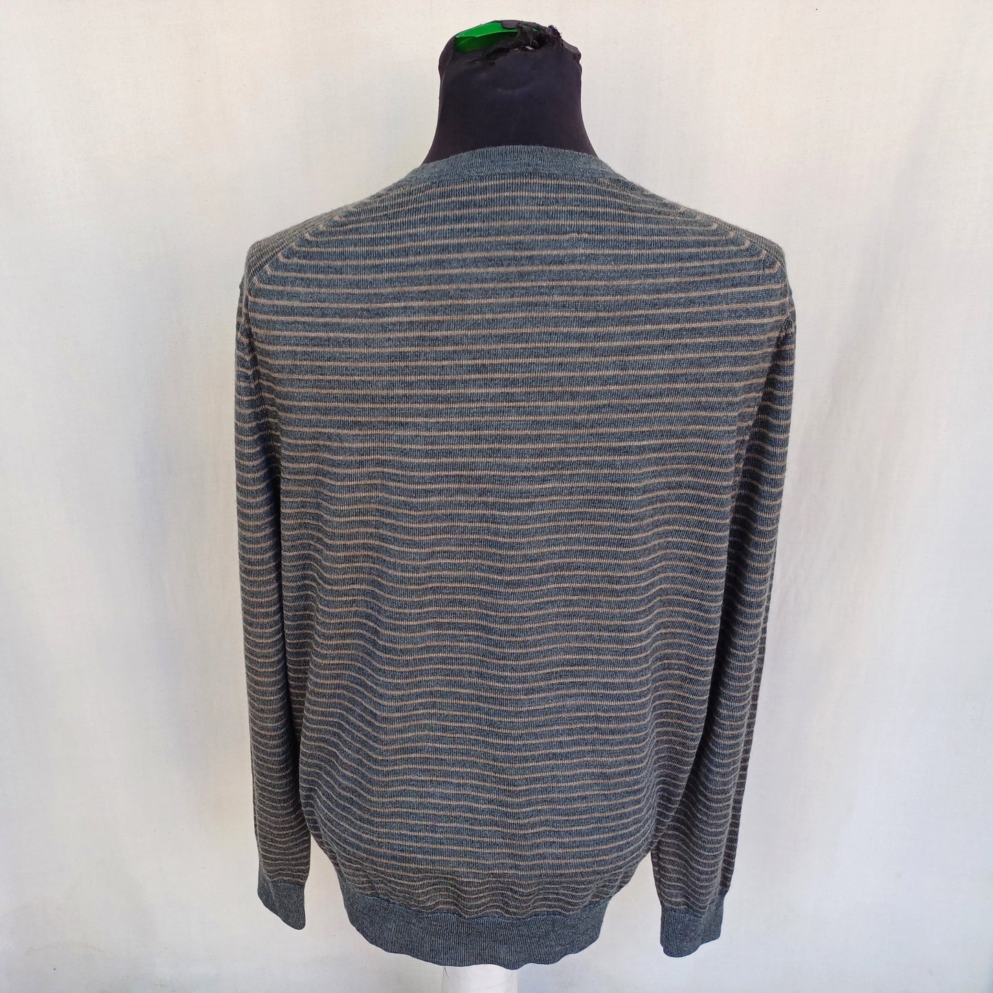 Banana Republic Striped Merino Wool Sweater Mens L