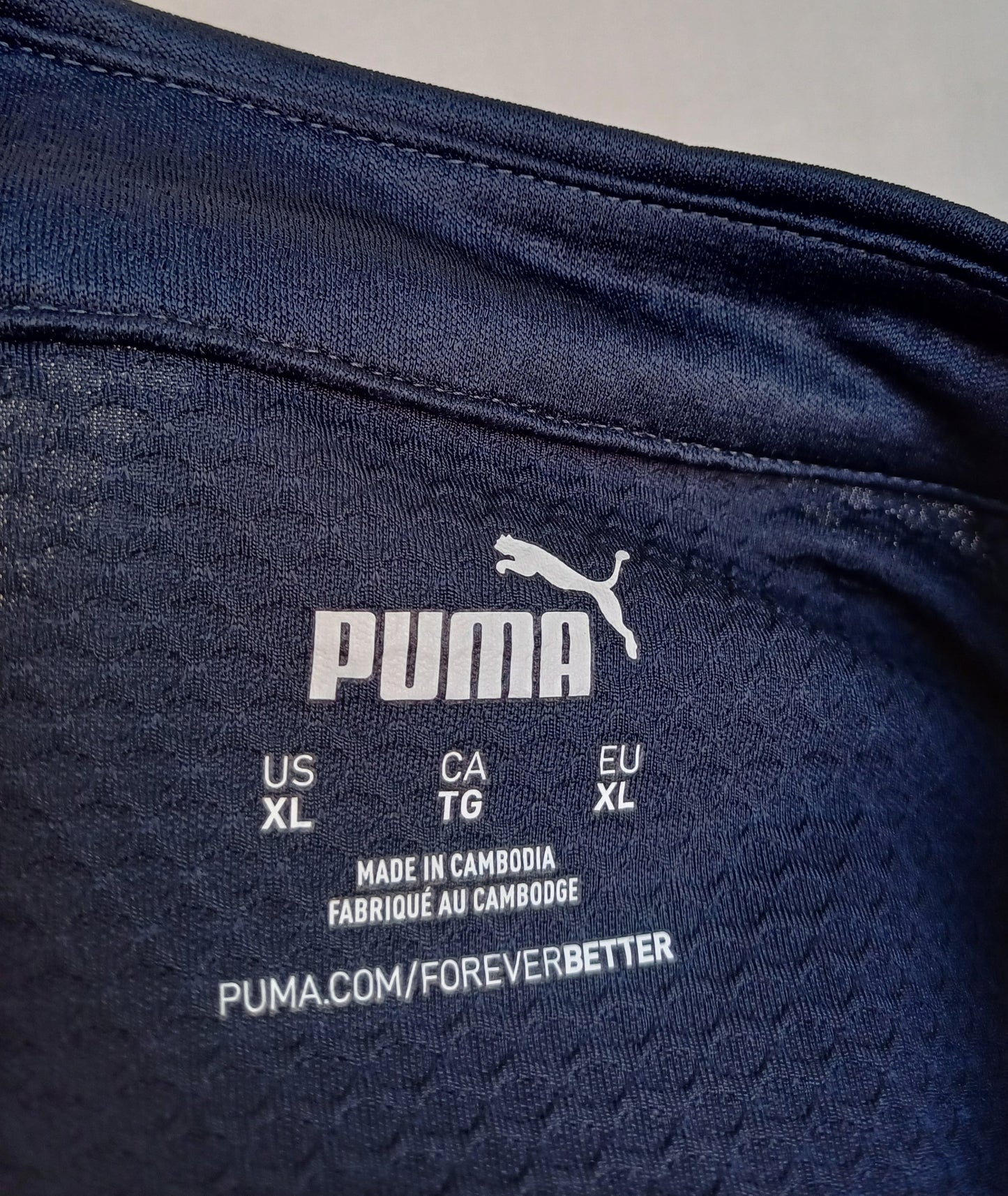 Olympique Marseille 2022/23 Puma Zip Training Sweater Mens XL