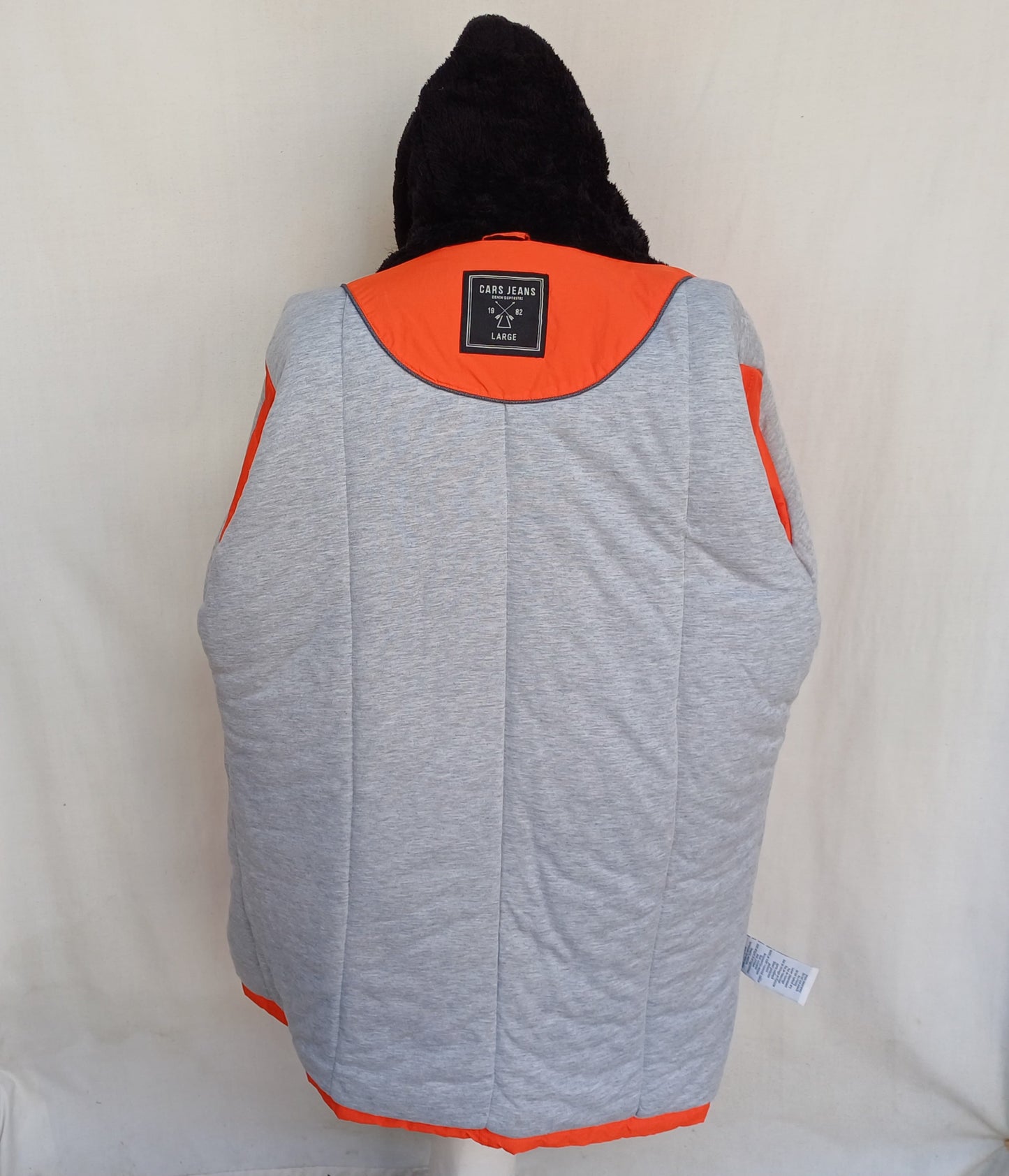 Cars Jeans Zagare Faux Fur Parka Padded Jacket Mens L