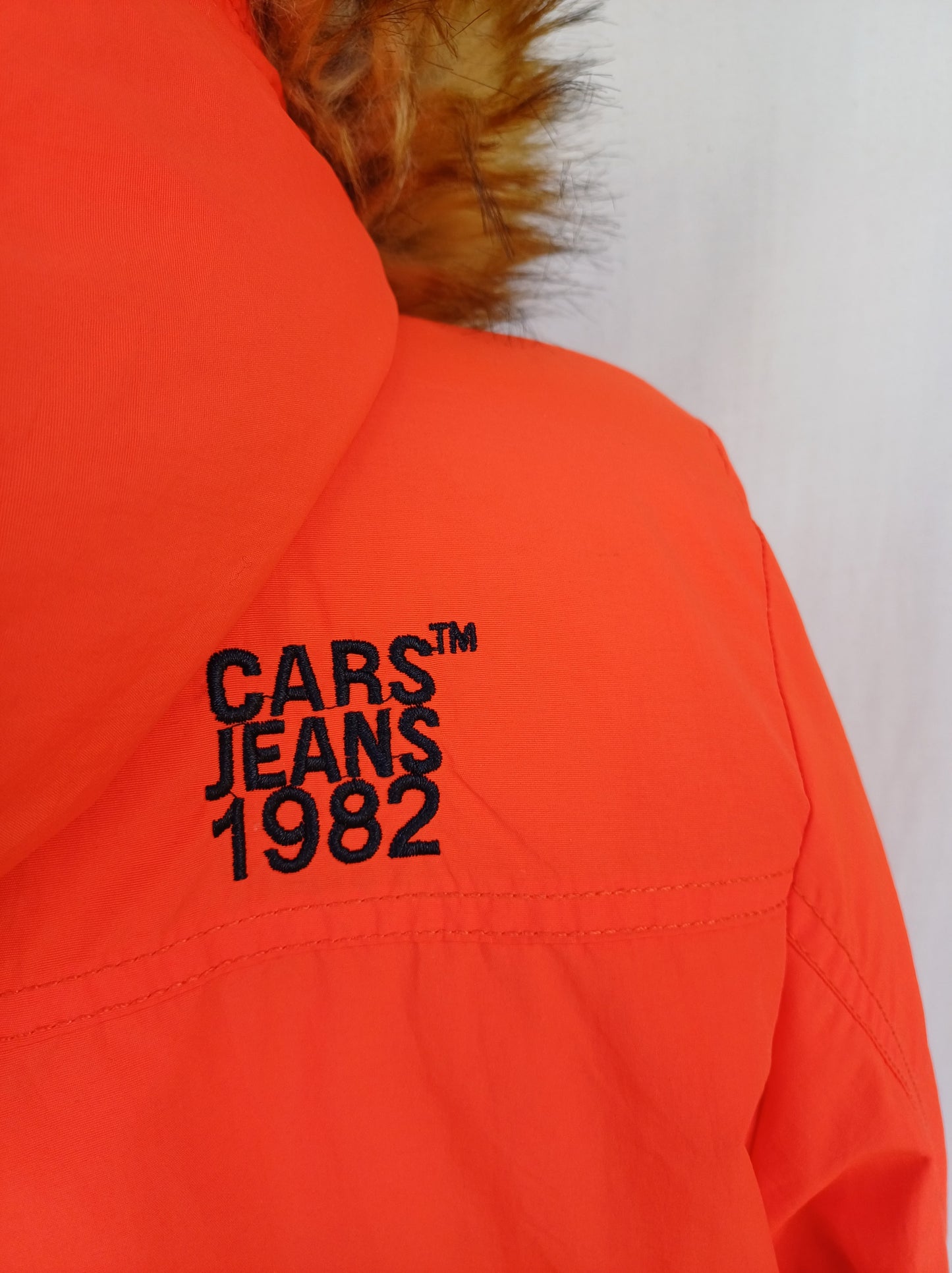 Cars Jeans Zagare Faux Fur Parka Padded Jacket Mens L