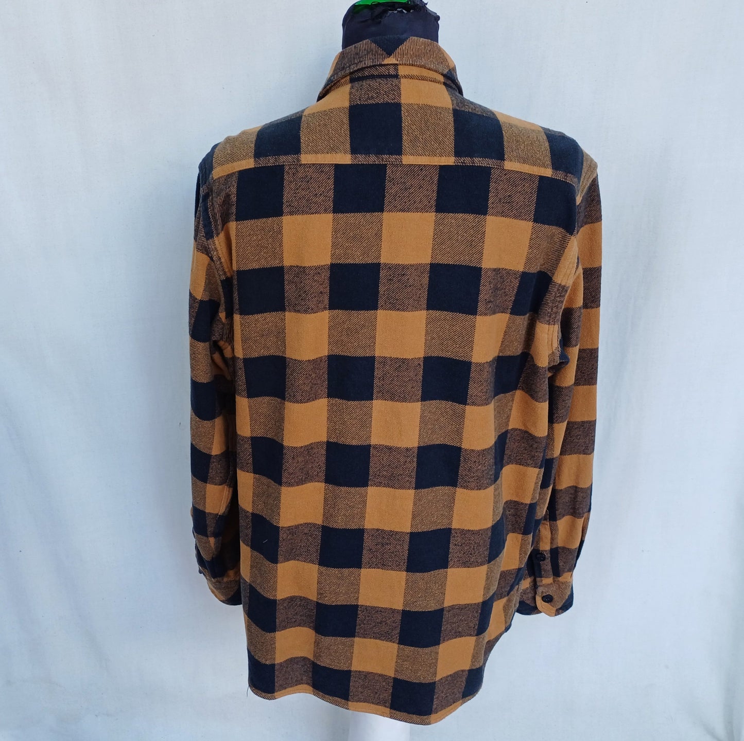 Dickies Plaid Cotton Button Up Flannel Shirt Mens XL