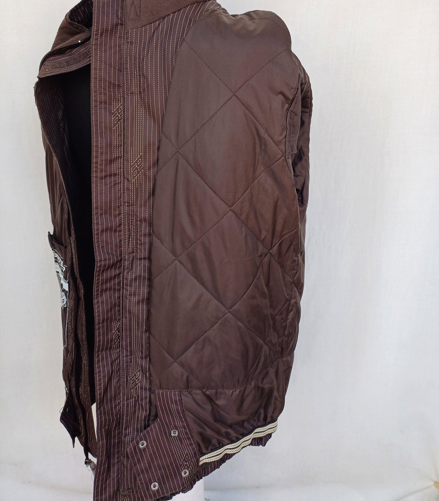 Protest Geotech 4.0 mm Full Zip Ski Hooded Jacket Mens L