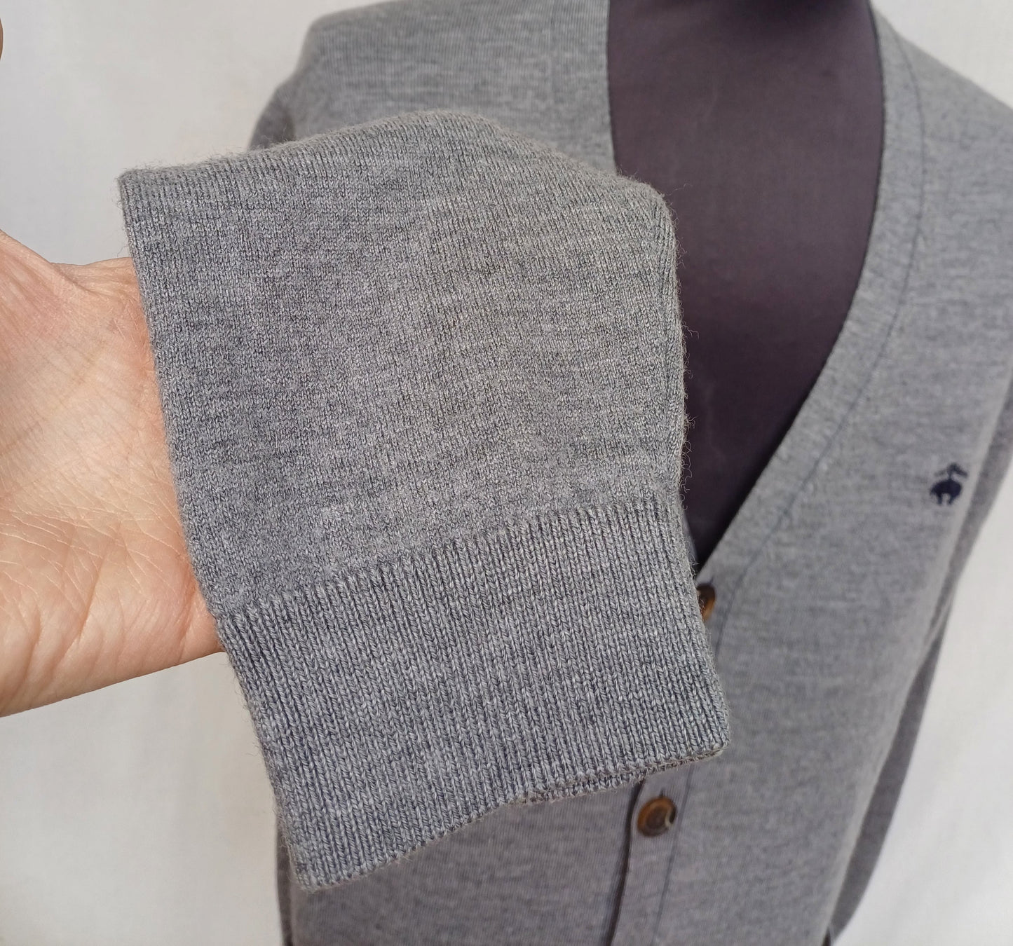 Brooks Brothers Merino Wool Button Cardigan Mens XL