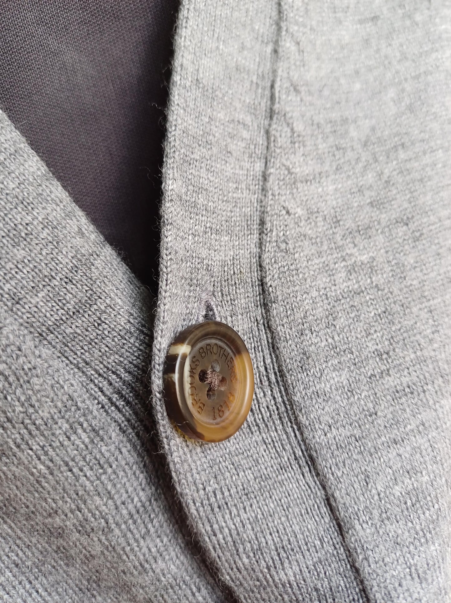 Brooks Brothers Merino Wool Button Cardigan Mens XL