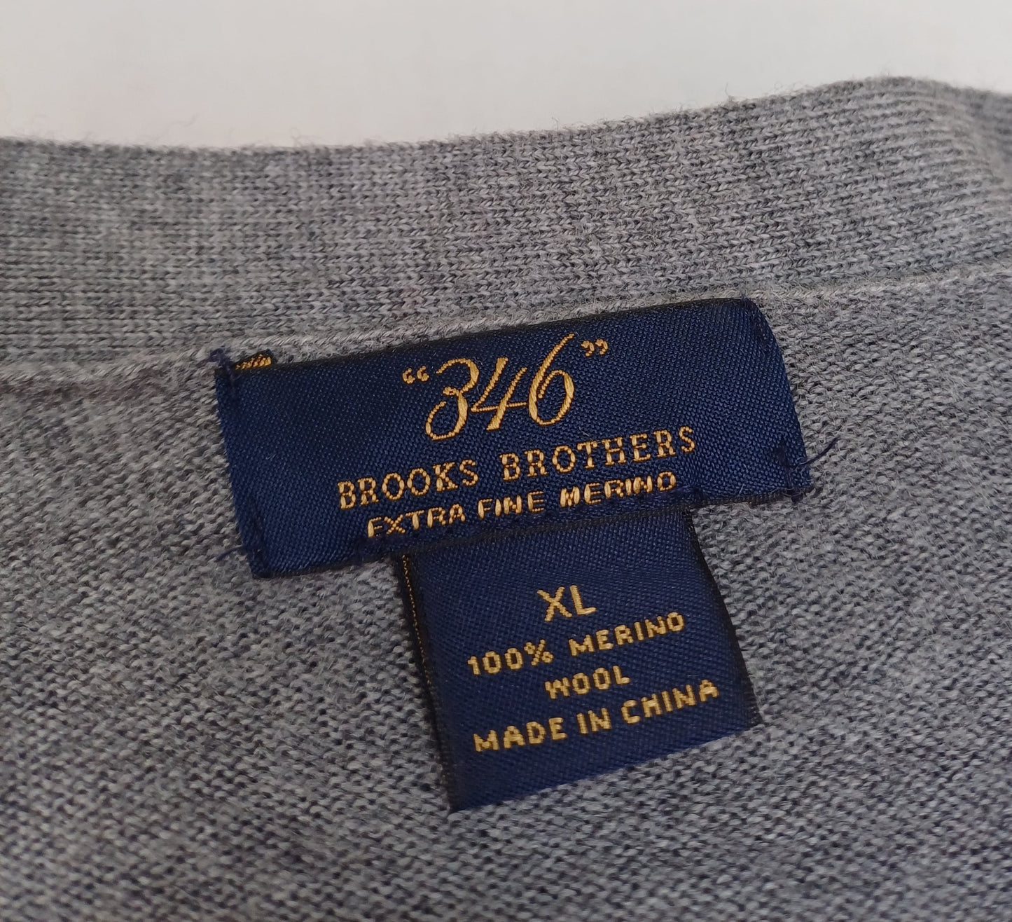 Brooks Brothers Merino Wool Button Cardigan Mens XL