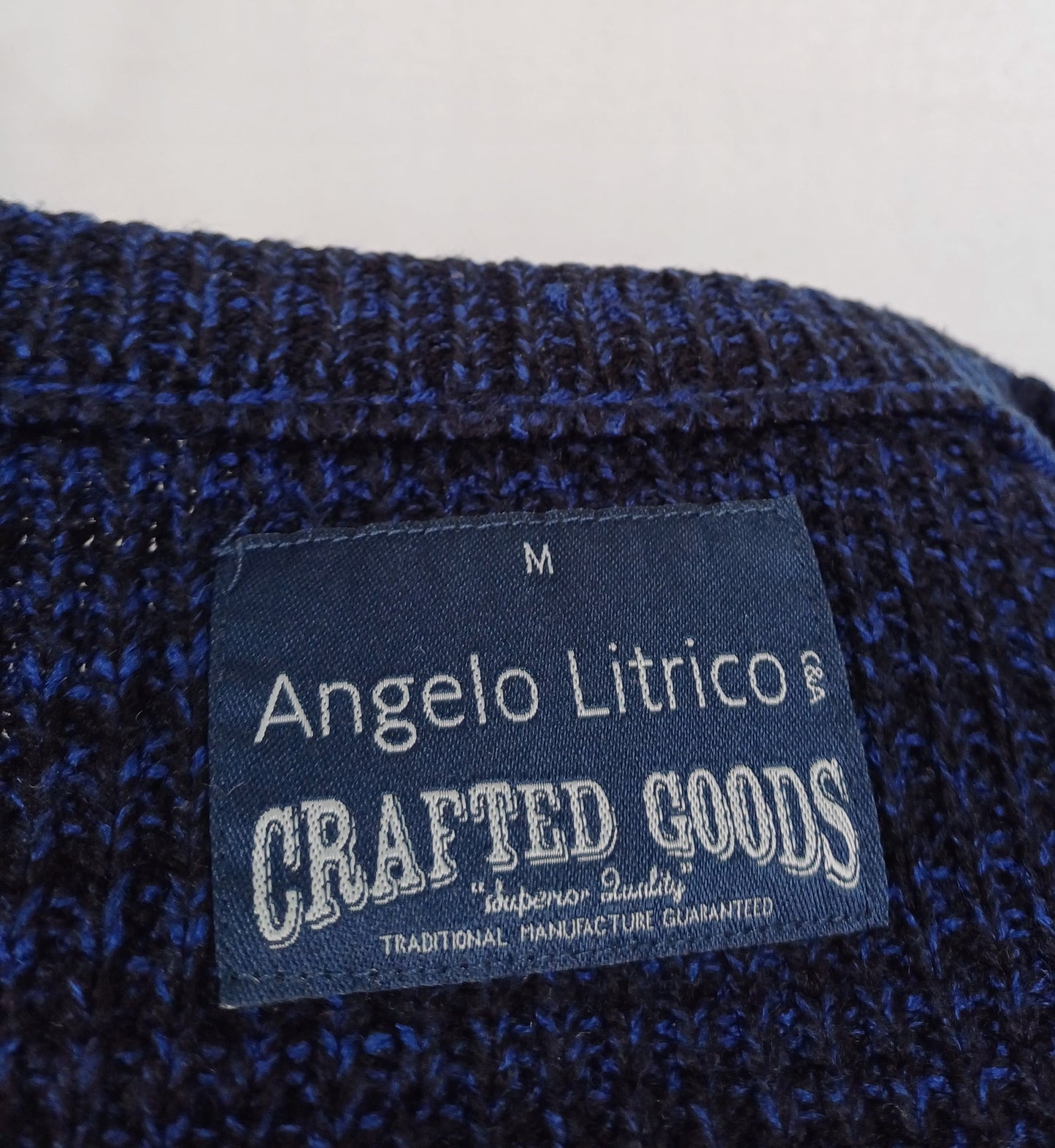Angelo Litrico 100% Acrylic Crew Neck Pullover Sweater Mens M