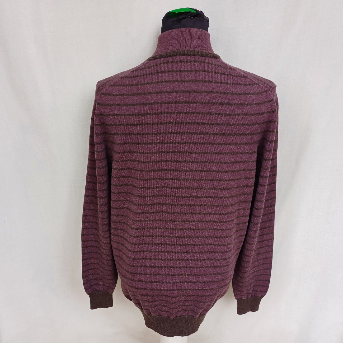 Massimo Dutti Button Cotton/Cashmere Sweater Mens L