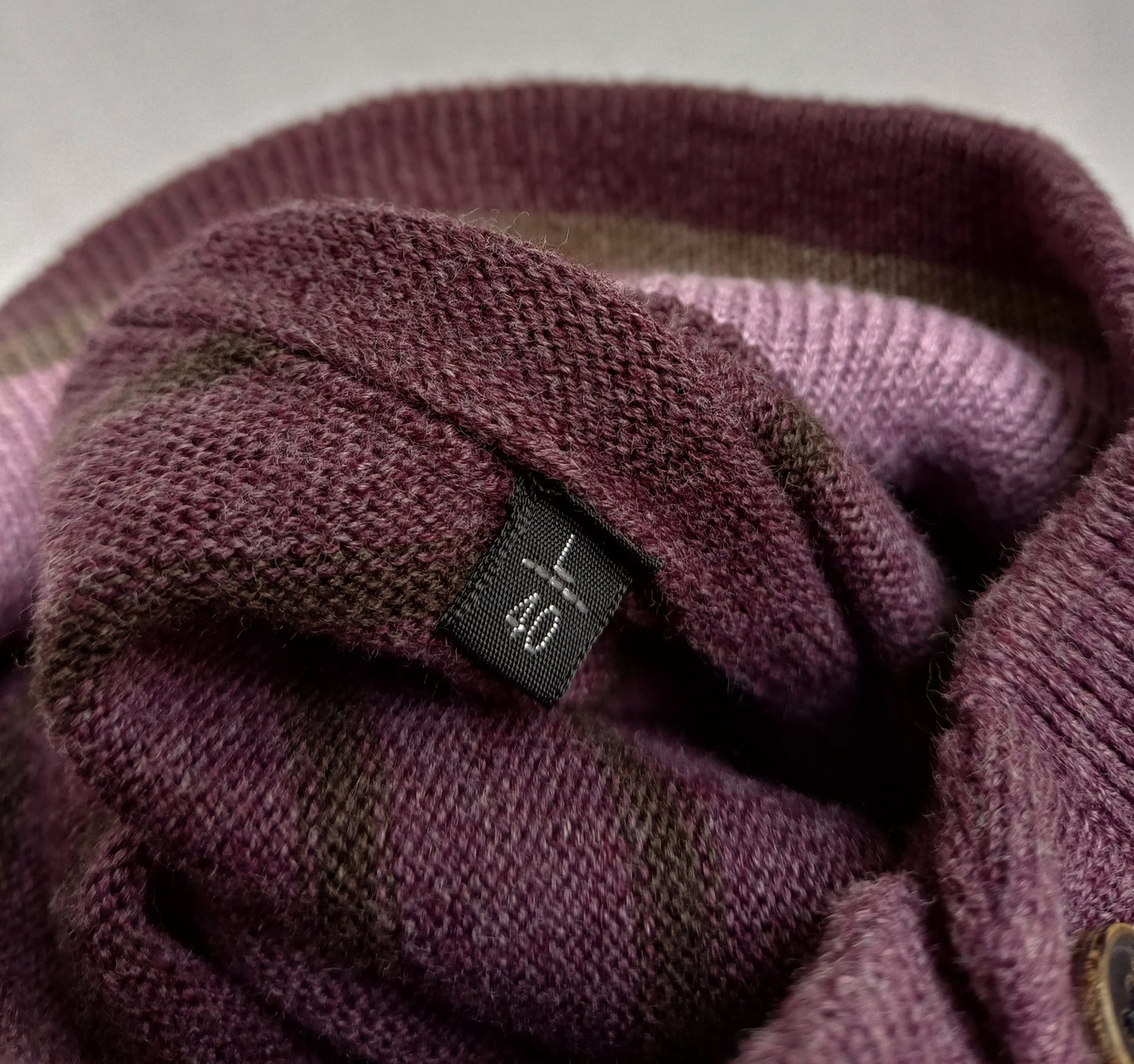 Massimo Dutti Button Cotton/Cashmere Sweater Mens L