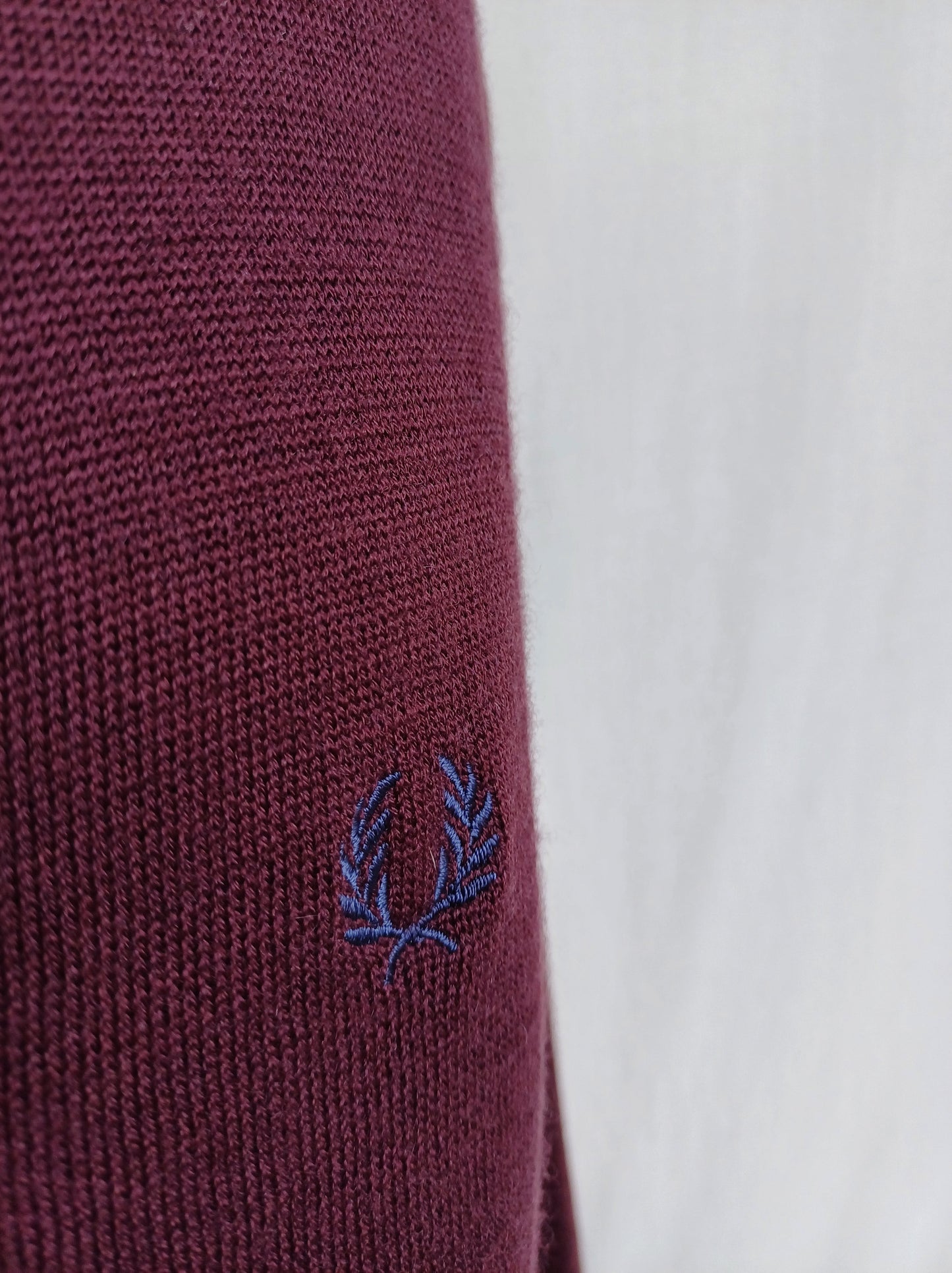 Fred Perry Merino Wool Button Cardigan Mens L