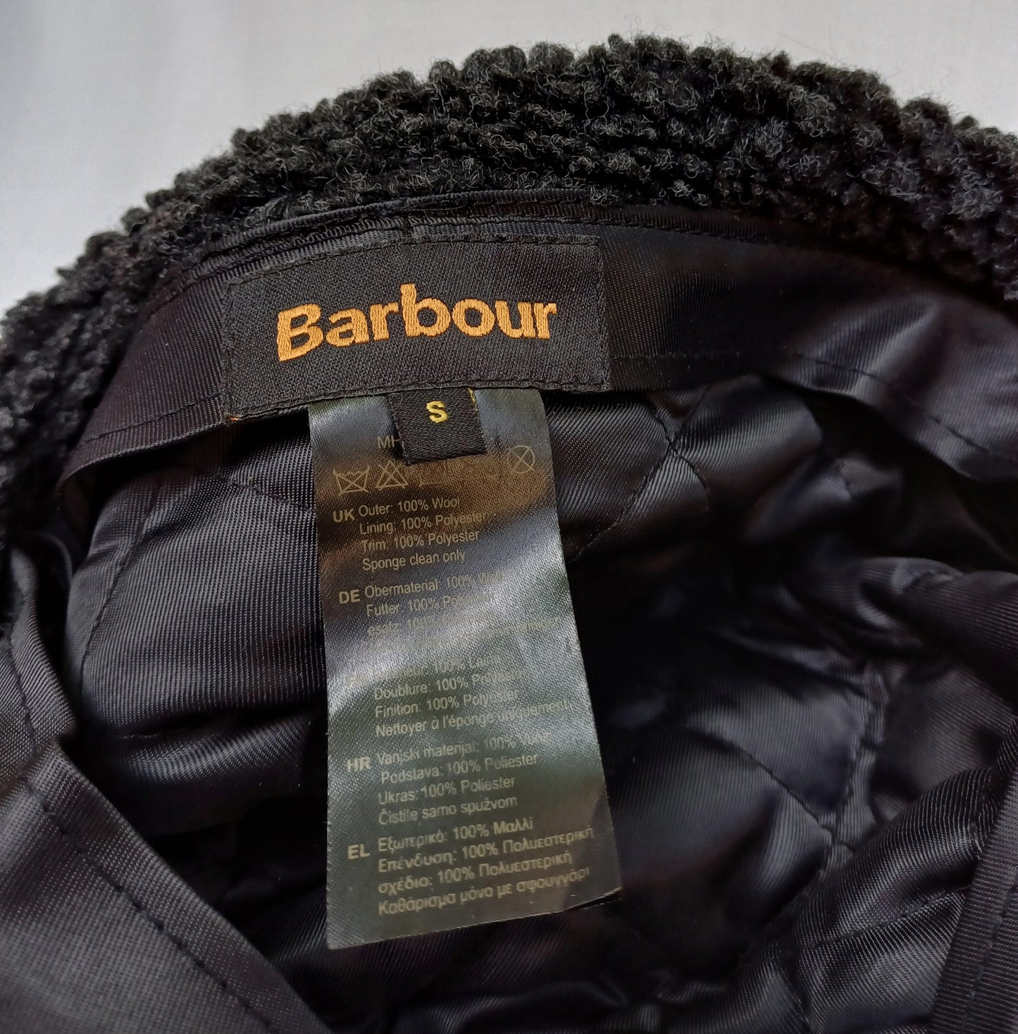 Barbour Stanhope Trapper Wool Hat Size Adult Small
