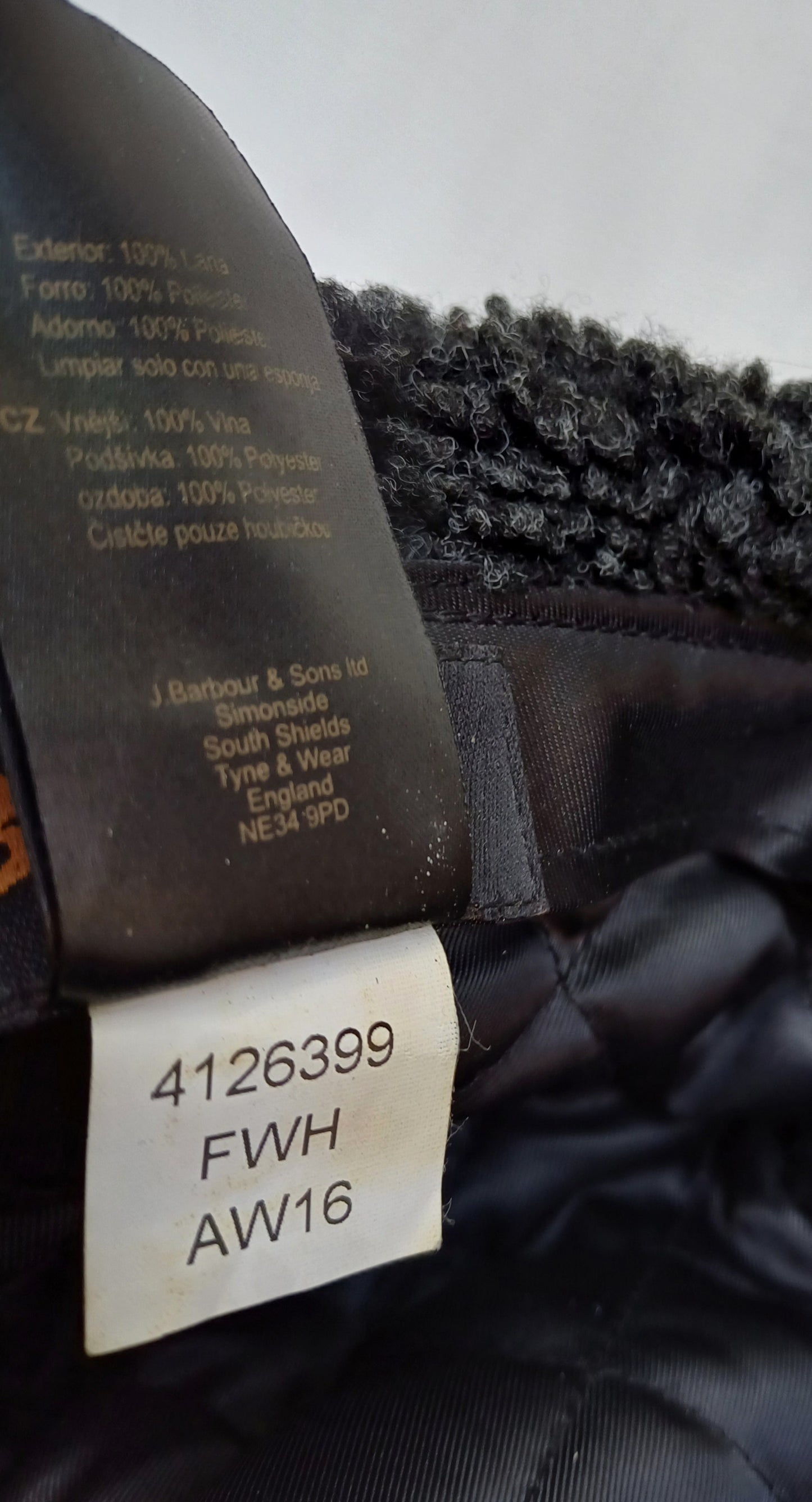 Barbour Stanhope Trapper Wool Hat Size Adult Small