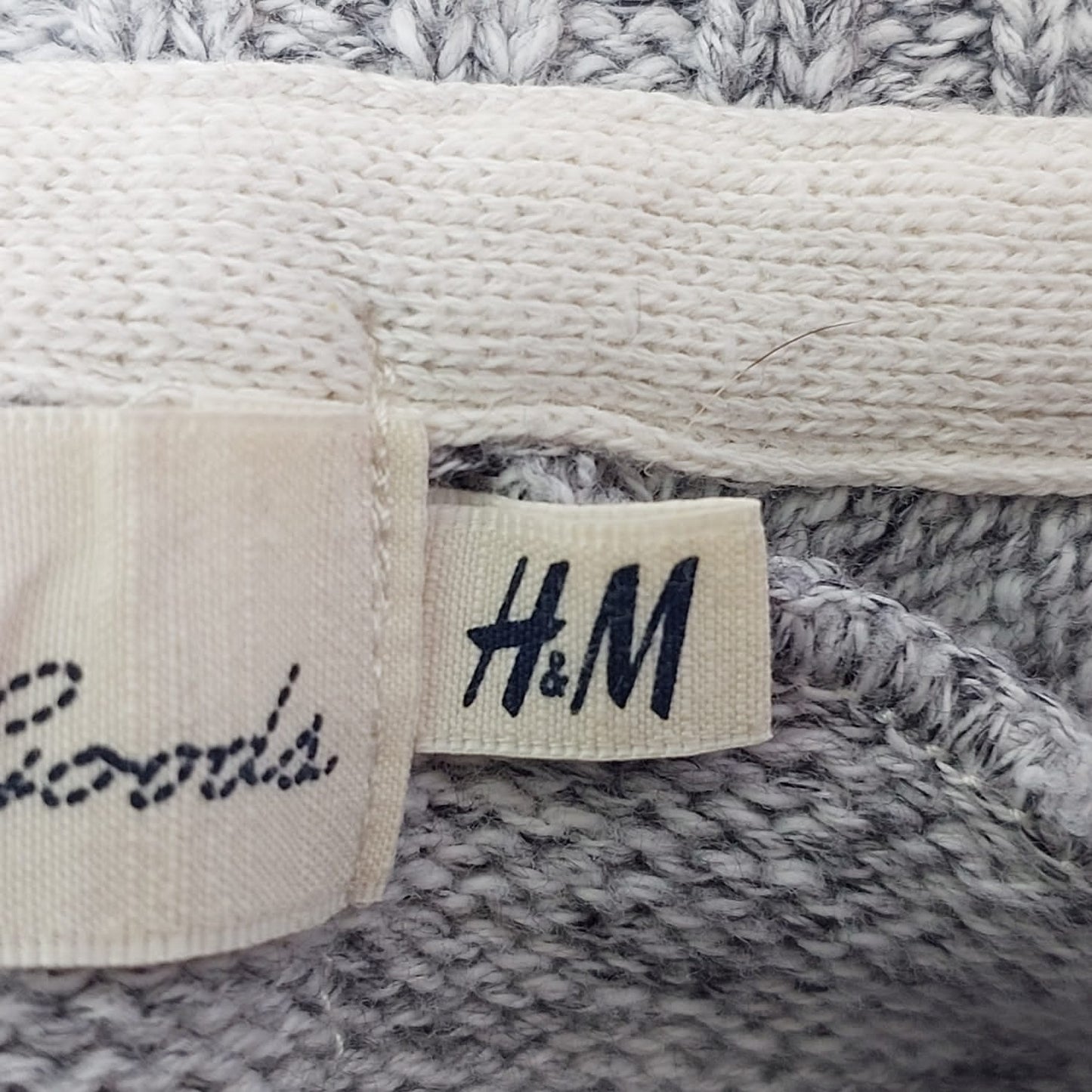 H&M X L.O.G.G High Collar Button Sweater Mens M