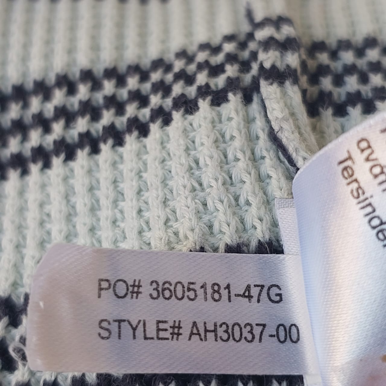 Lacoste 100% Cotton Striped Sweater Mens L