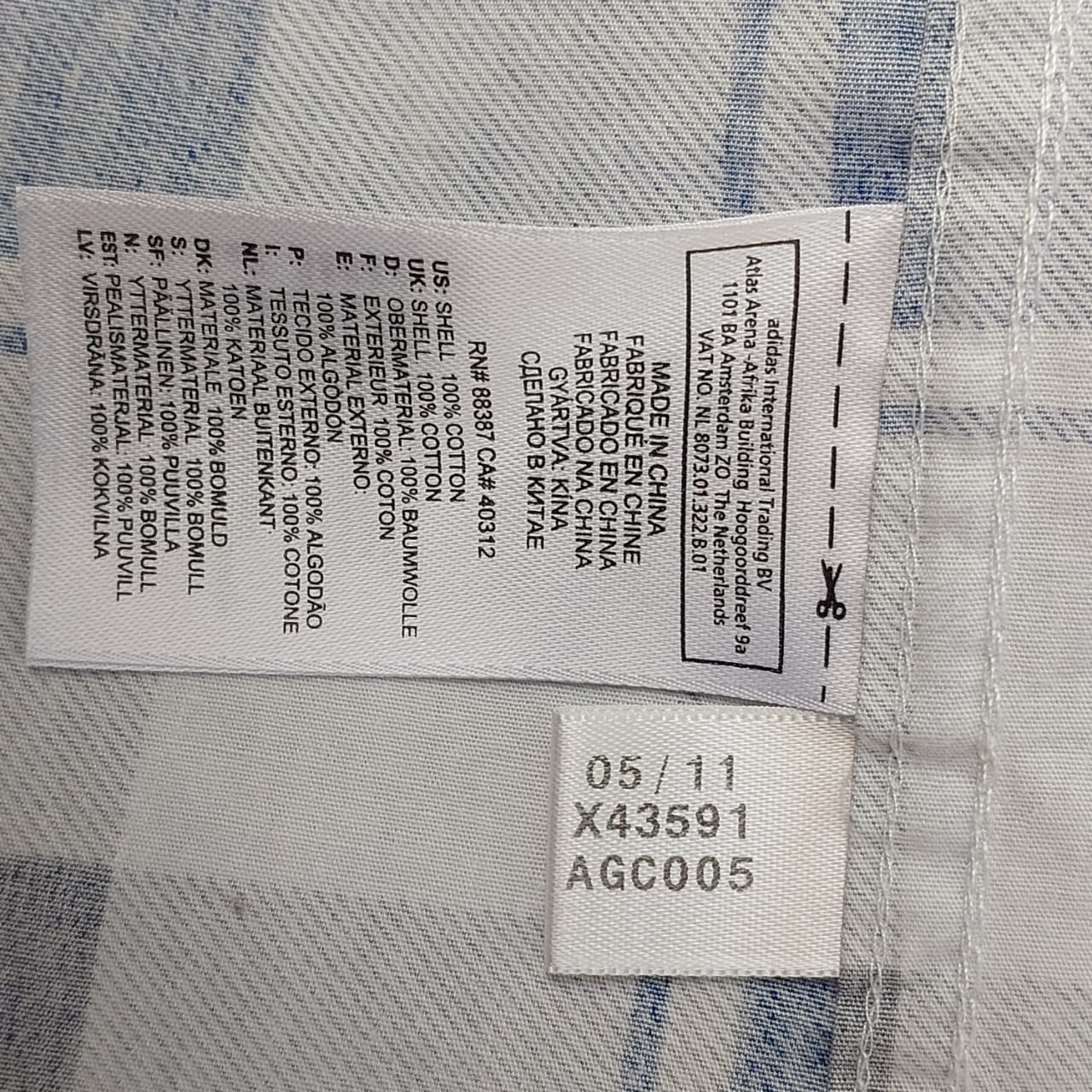 Adidas Neo X David Beckham Cotton Button Shirt Mens M