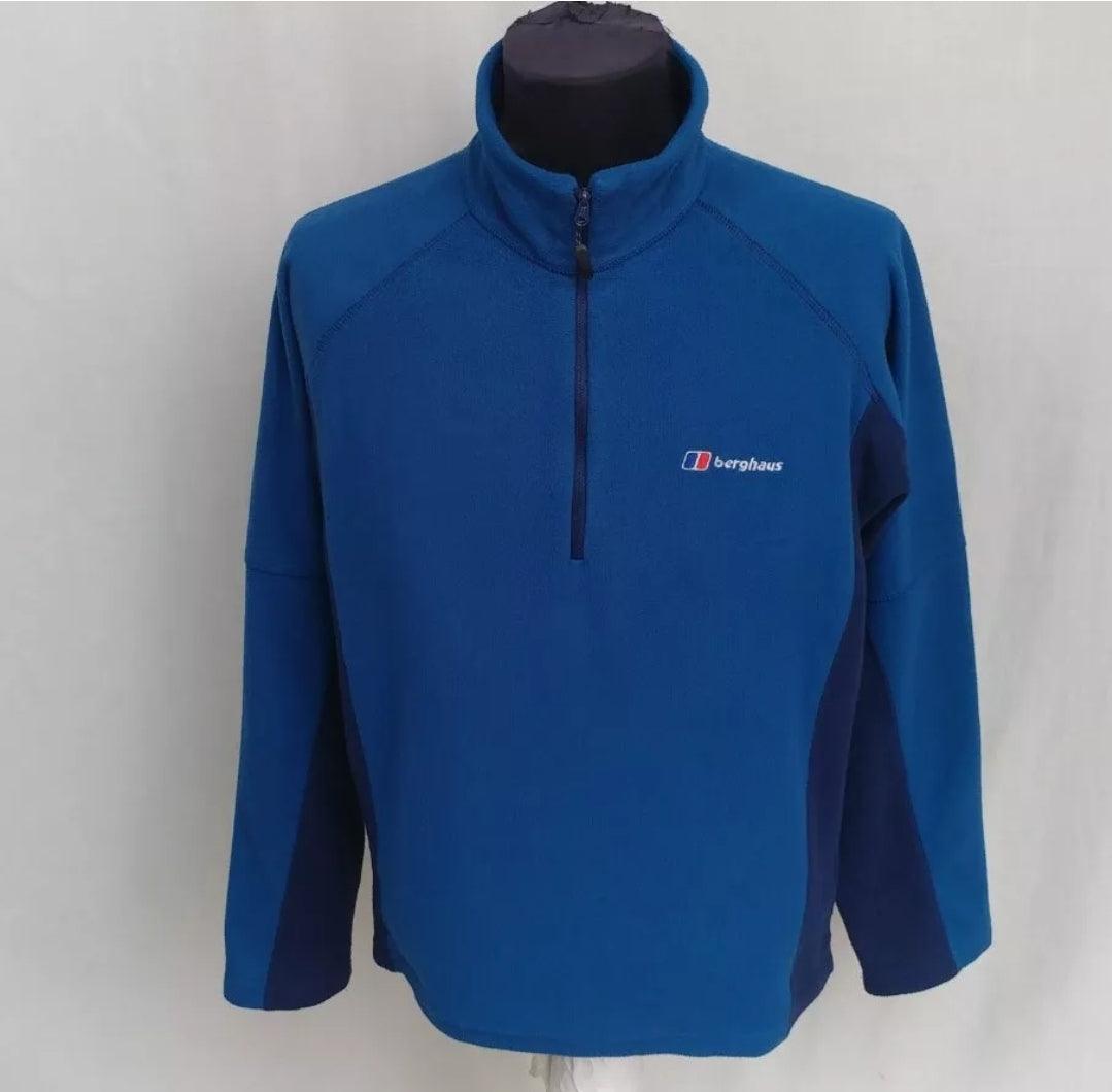 Lot Of 2 Berghaus Zip Pullover Fleece Jacket Mens M